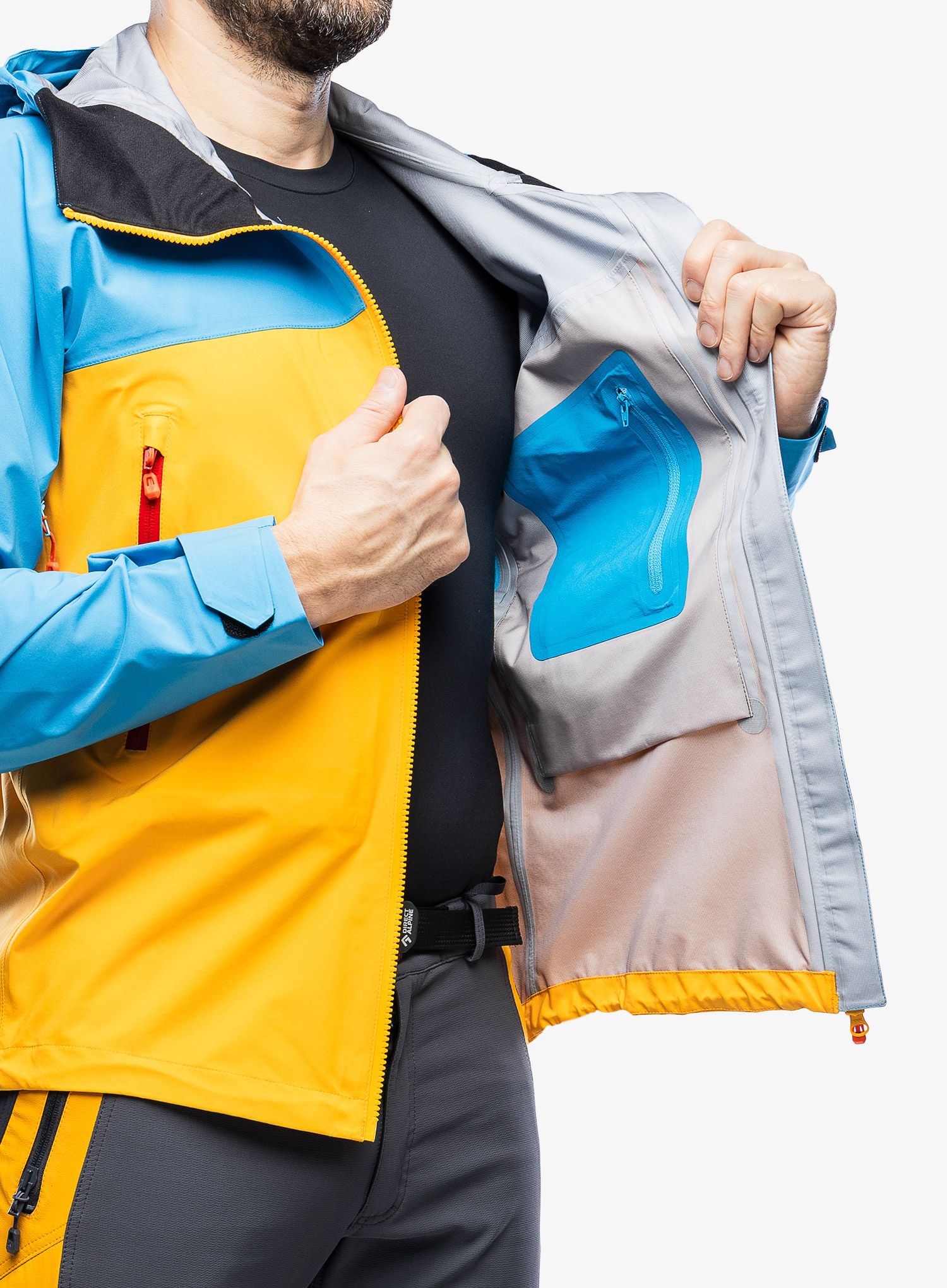 Bunda s membránou Direct Alpine Deamon - mango/ocean