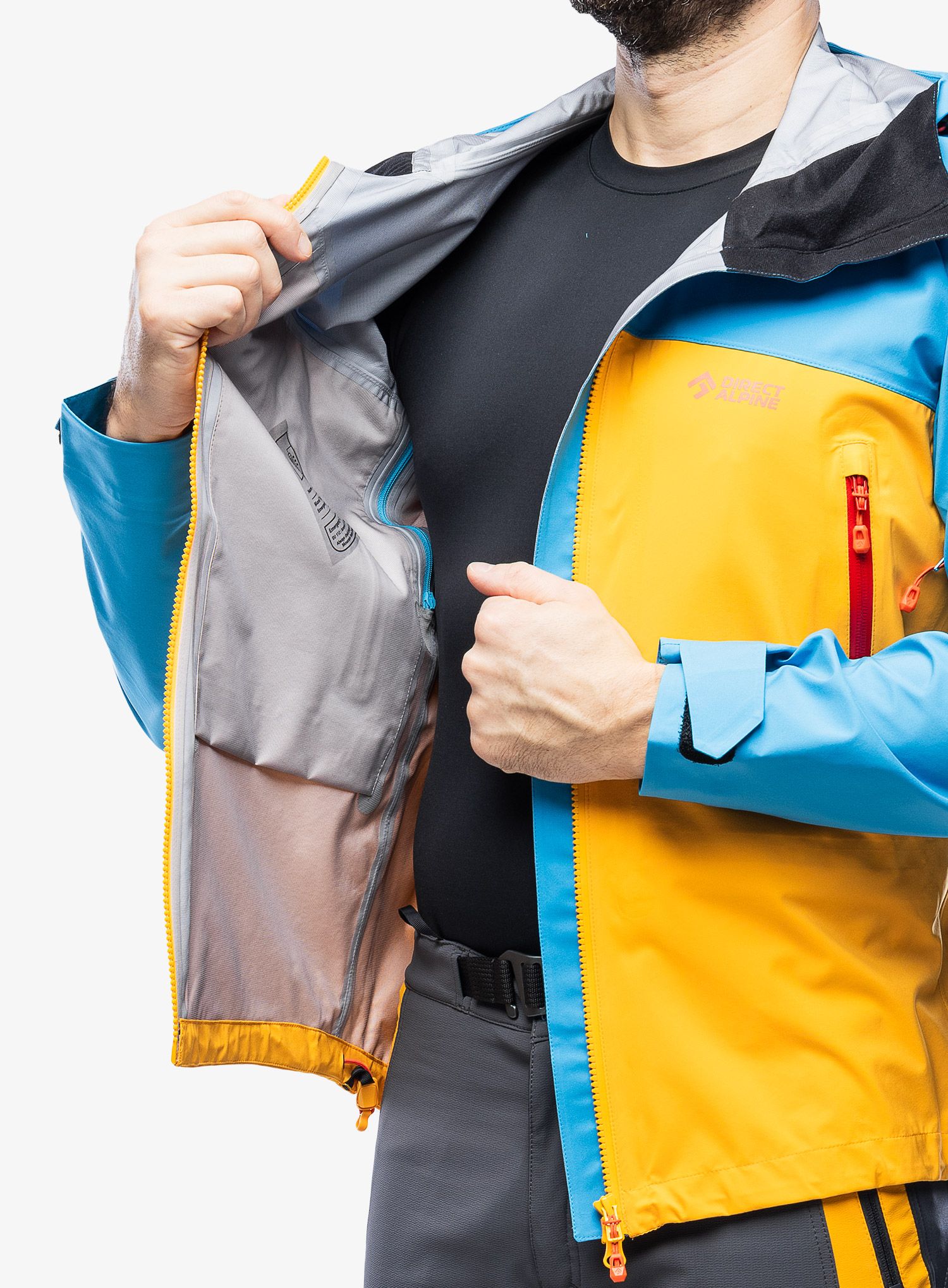 Bunda s membránou Direct Alpine Deamon - mango/ocean