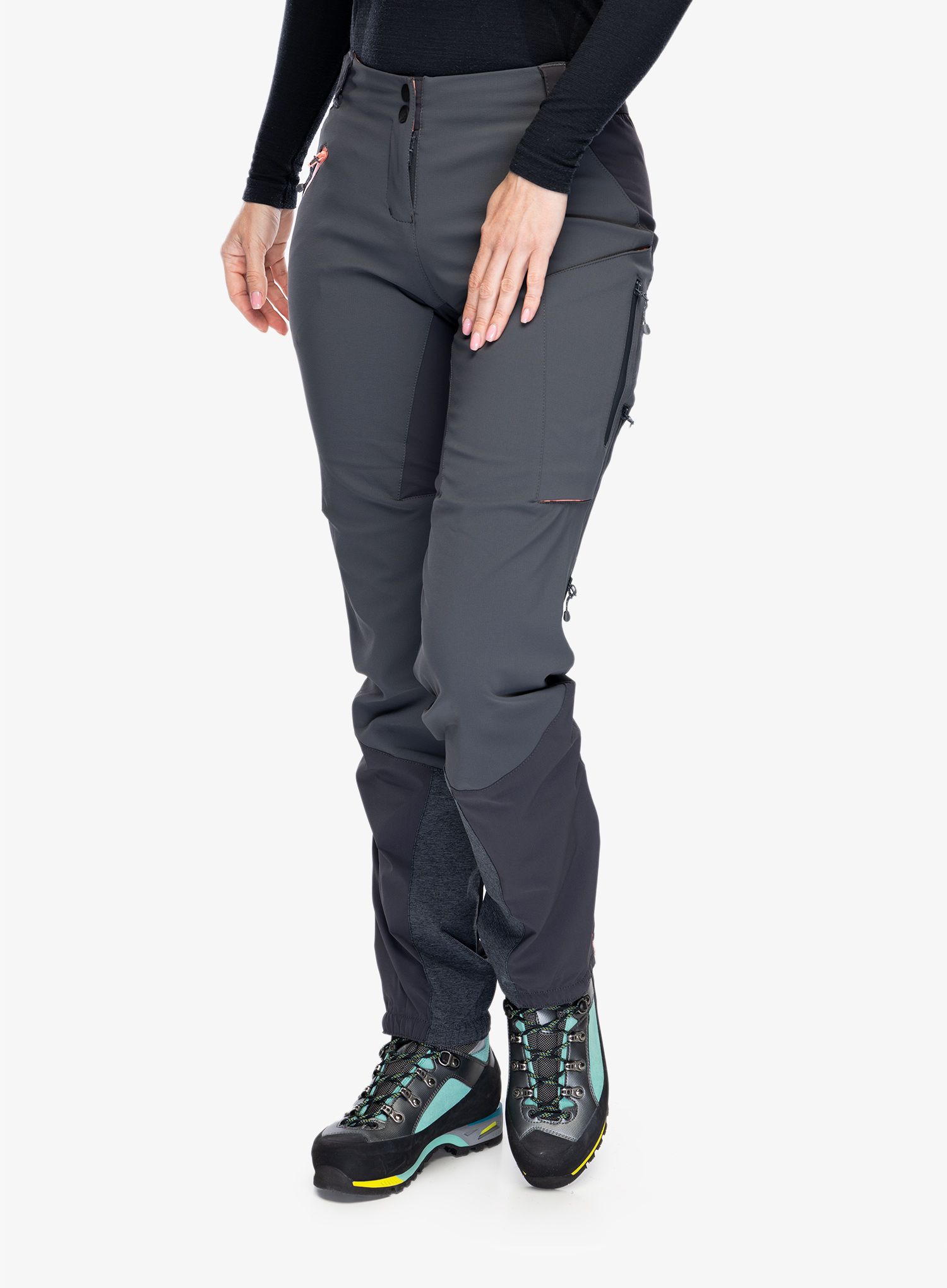 Kalhoty dámské Direct Alpine Rebel Lady - anthracite/coral