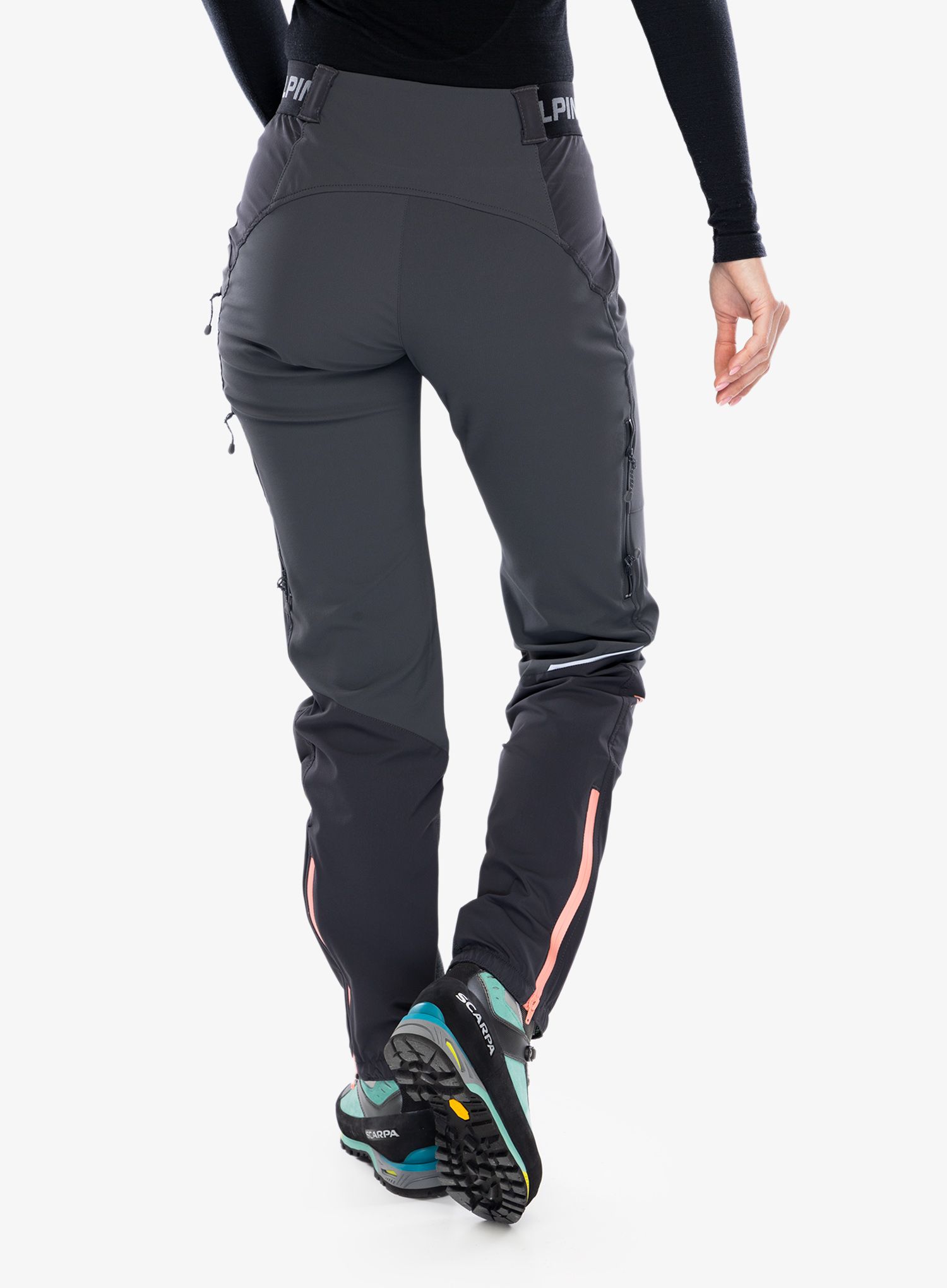Kalhoty dámské Direct Alpine Rebel Lady - anthracite/coral