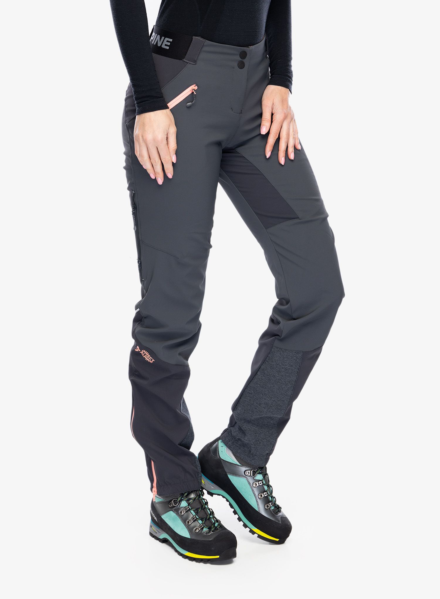 Kalhoty dámské Direct Alpine Rebel Lady - anthracite/coral