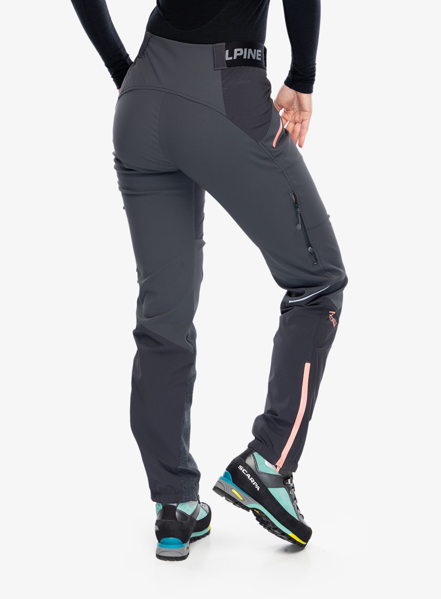 Kalhoty dámské Direct Alpine Rebel Lady - anthracite/coral