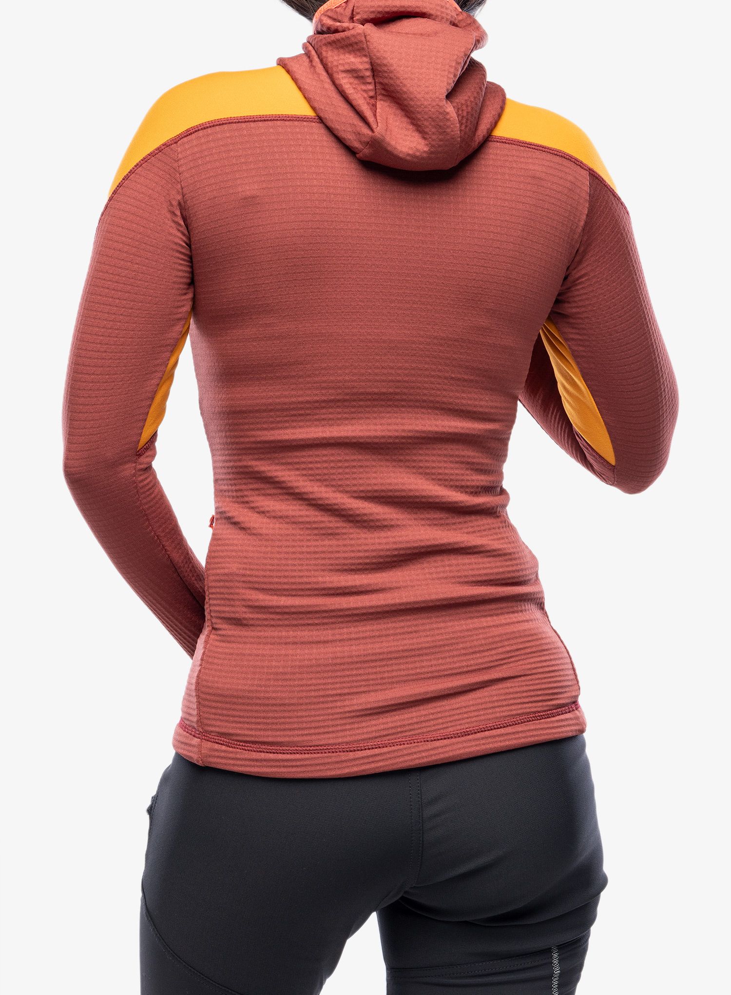 Dámská mikina s kapucí Direct Alpine Sakura Tech Lady - ochre/palisander