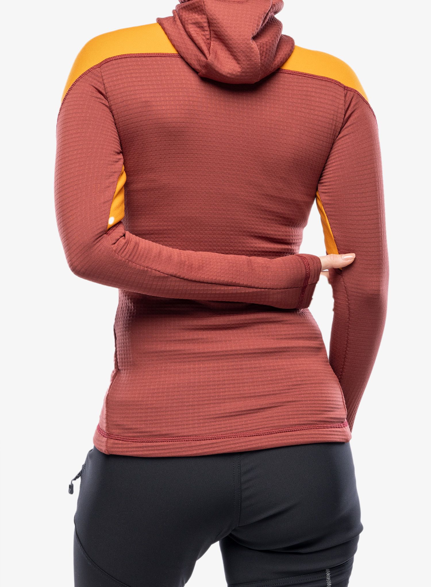 Dámská mikina s kapucí Direct Alpine Sakura Tech Lady - ochre/palisander