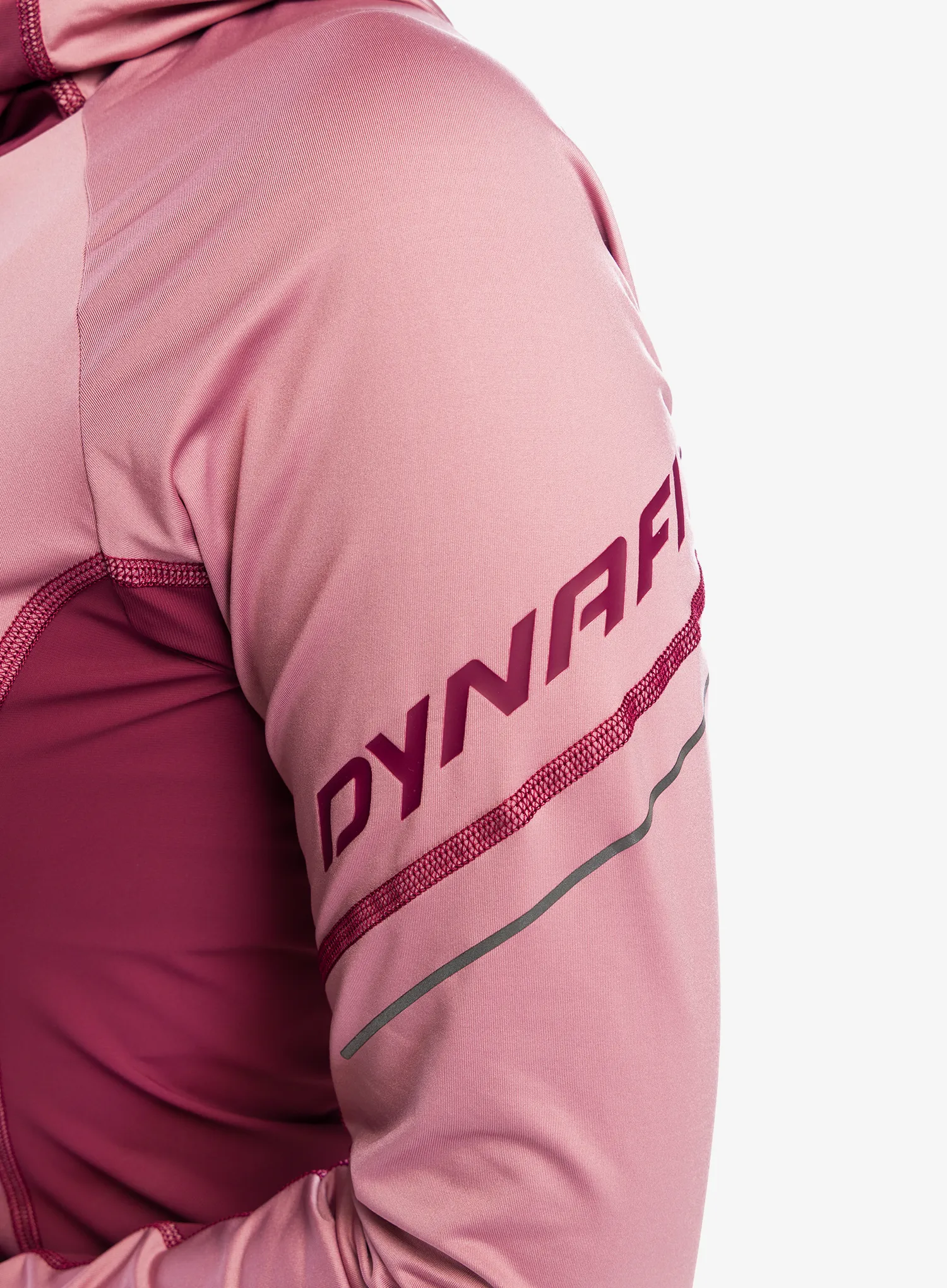 Mikina na běhání dámská Dynafit Alpine L/S Tee - mokarosa