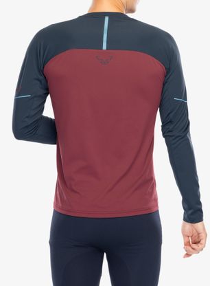 Mikina na běh Dynafit Alpine Pro L/S Tee - burgundy