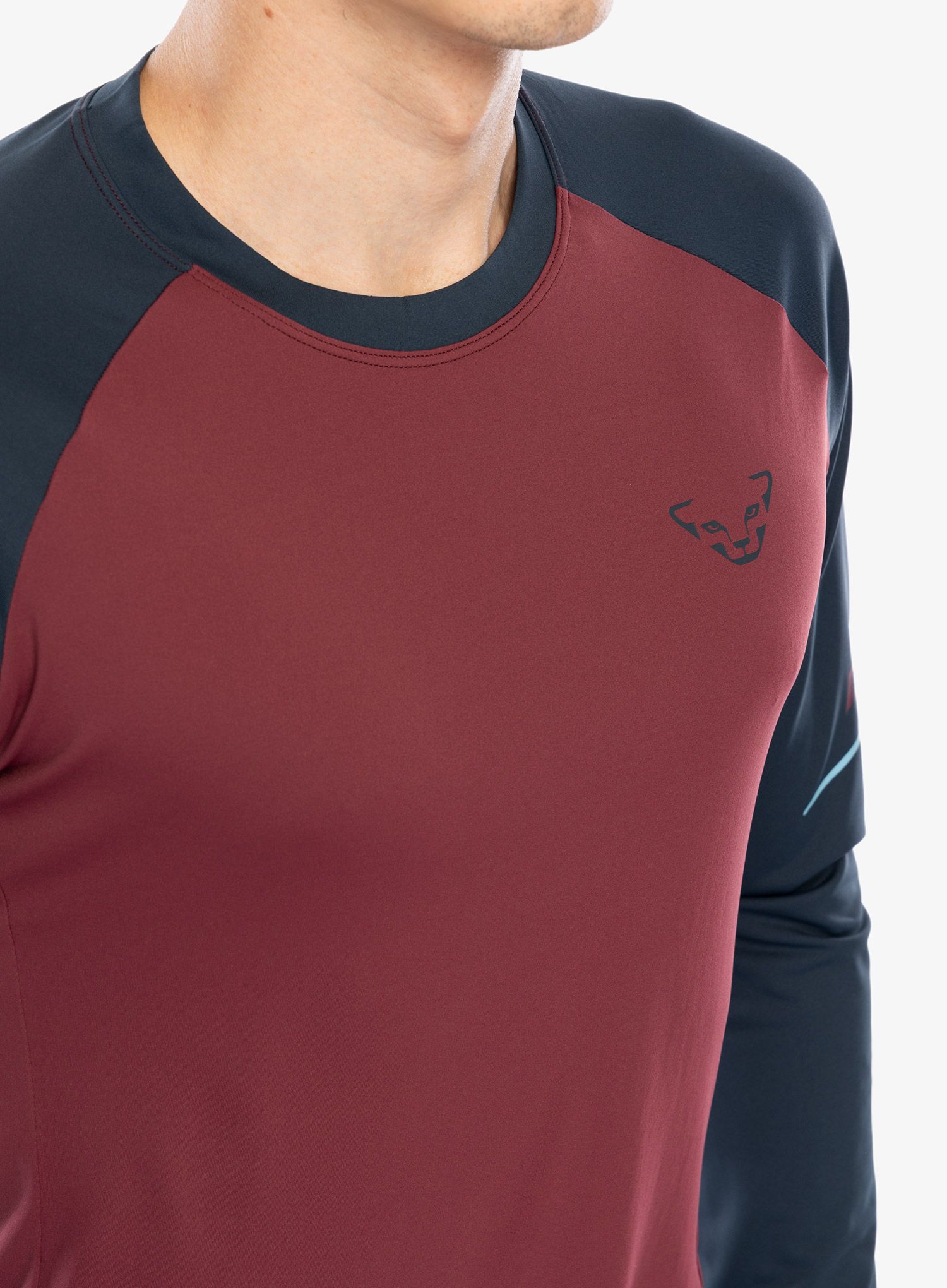 Mikina na běh Dynafit Alpine Pro L/S Tee - burgundy