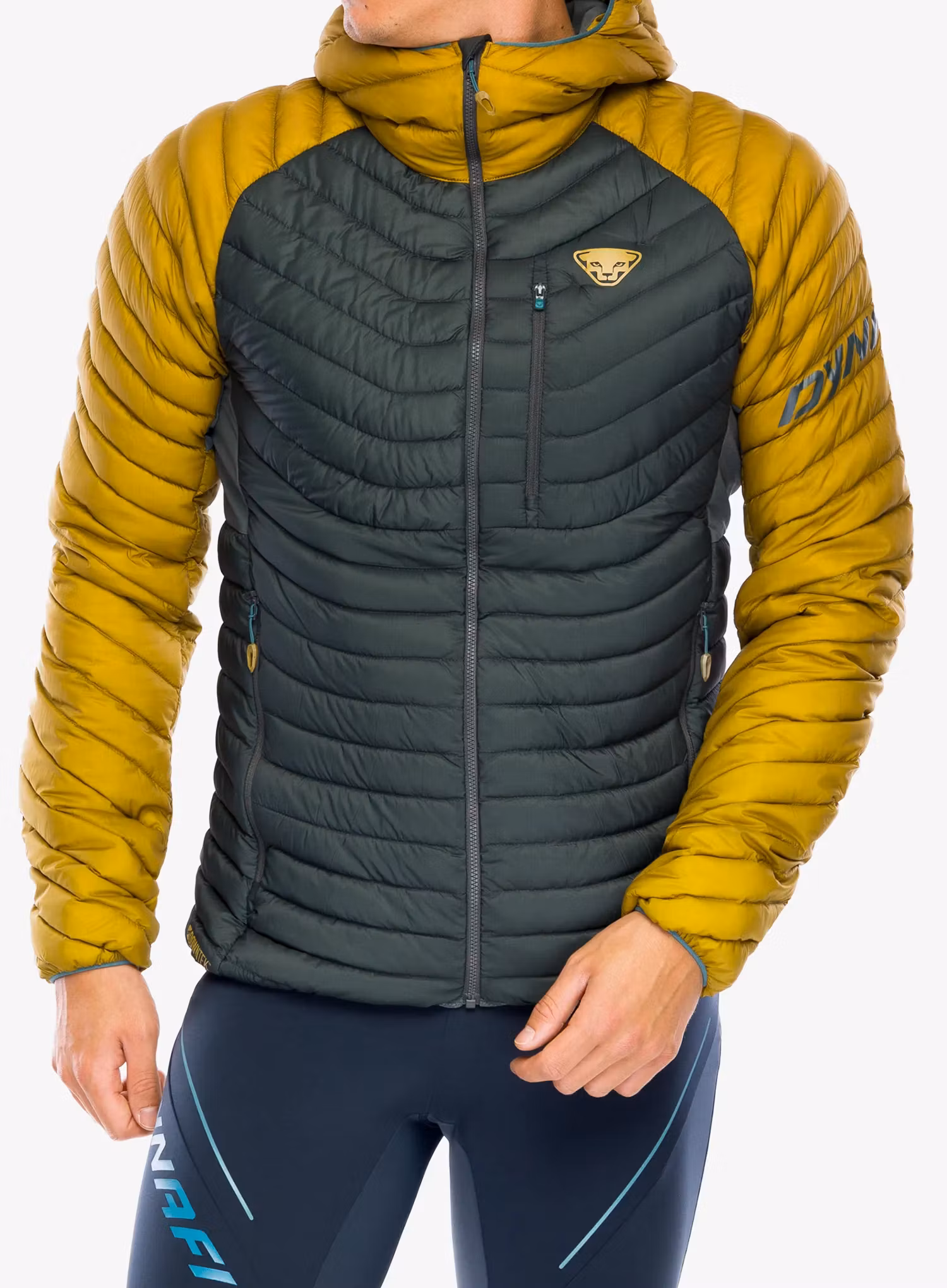 Péřová bunda Dynafit Radical Down Hooded Jacket - relic