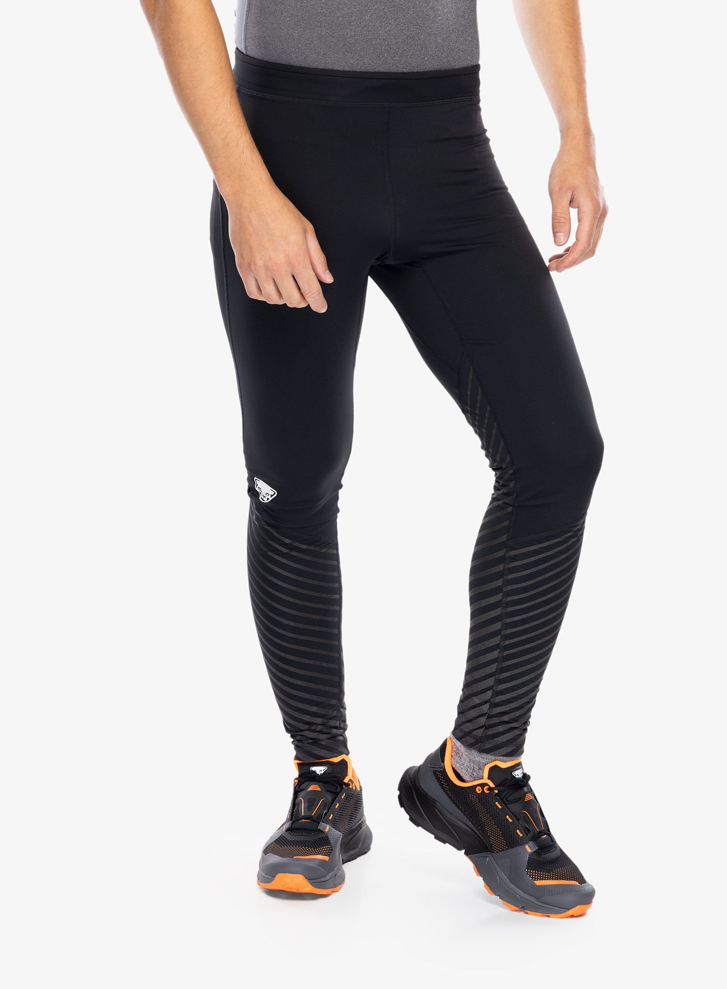 Legíny na běhání Dynafit Reflective Tights - black out
