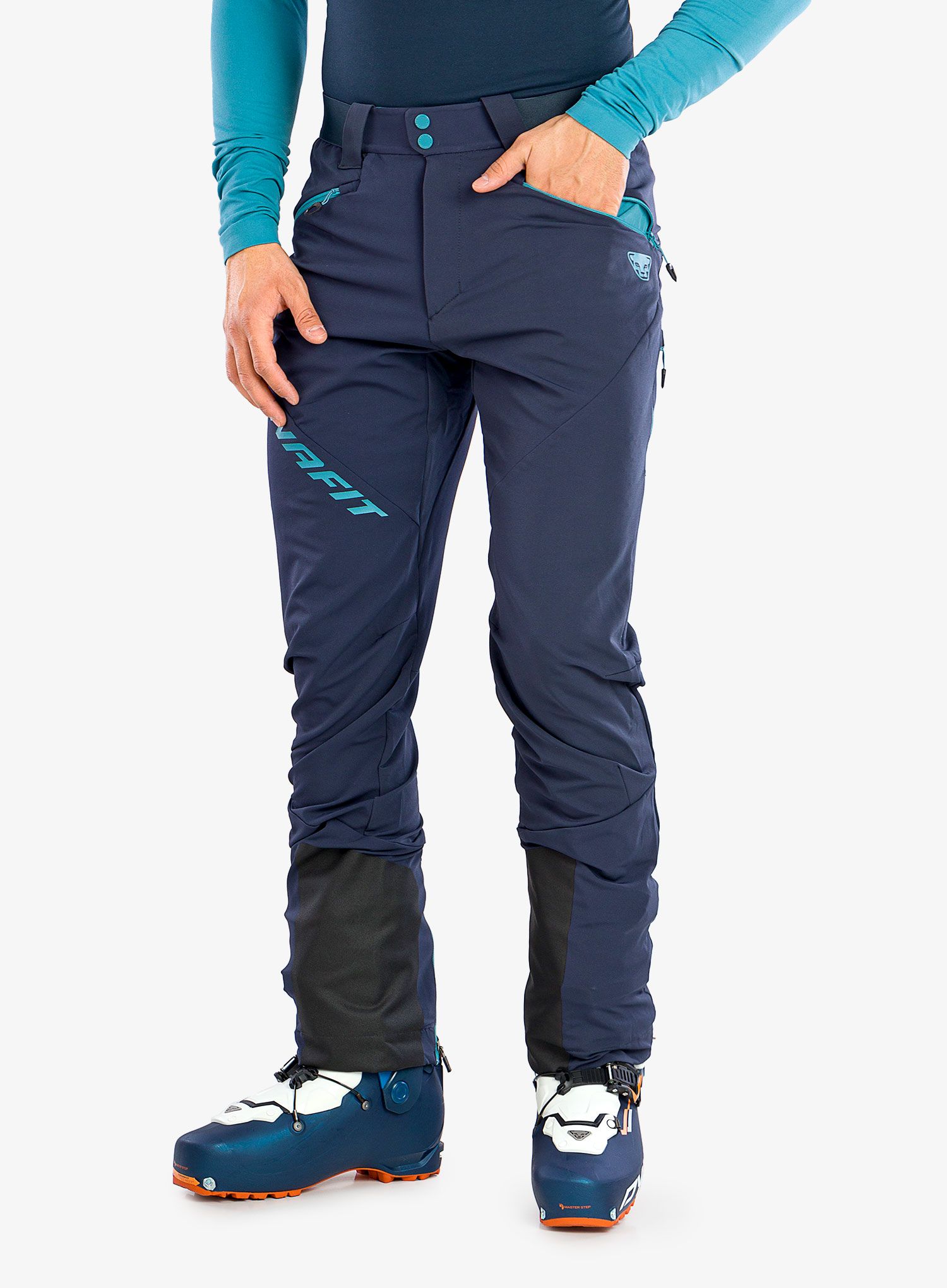 Skialpové kalhoty Dynafit TLT Touring DST Pants - blueberry/storm blue