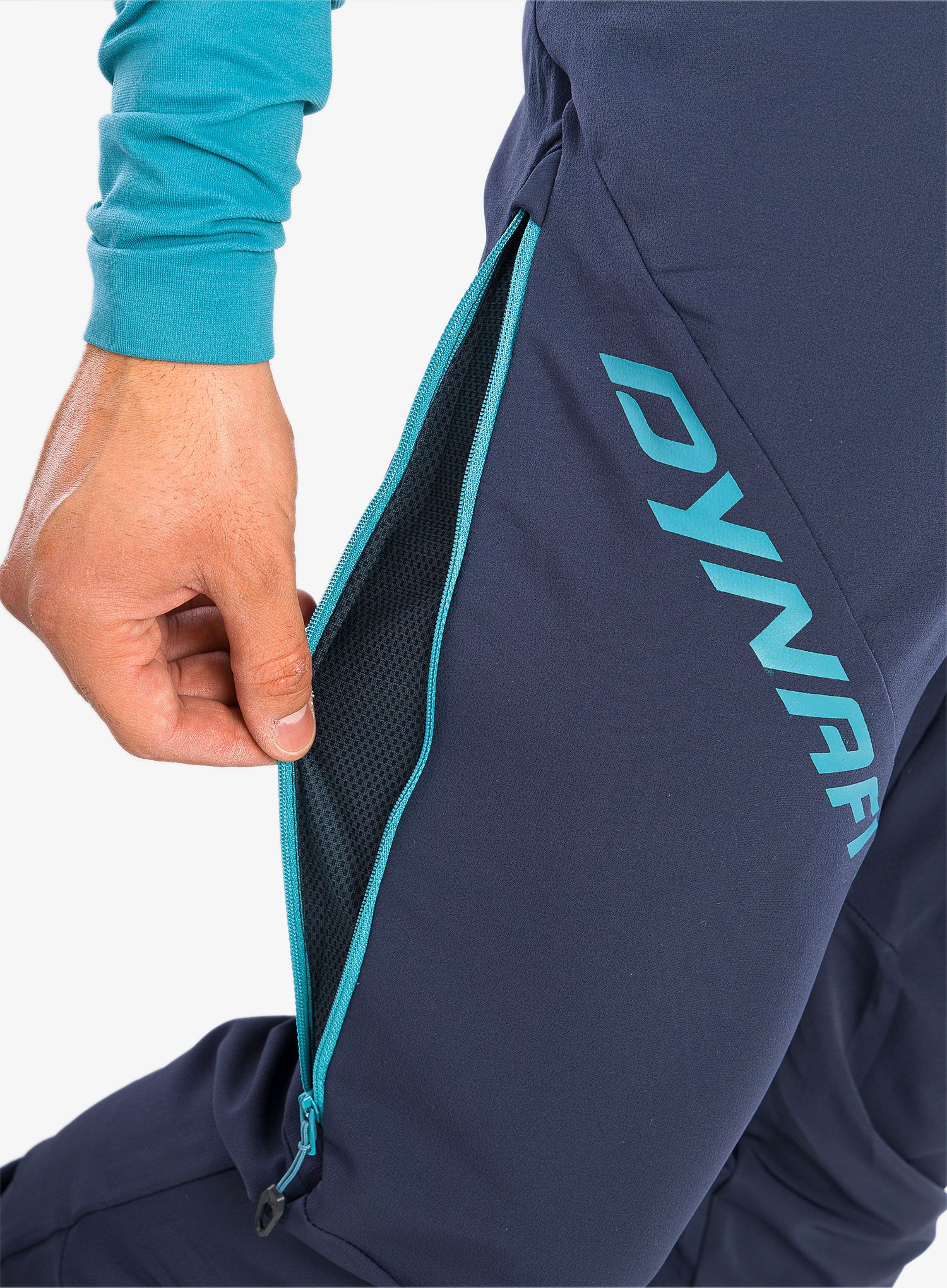 Skialpové kalhoty Dynafit TLT Touring DST Pants - blueberry/storm blue