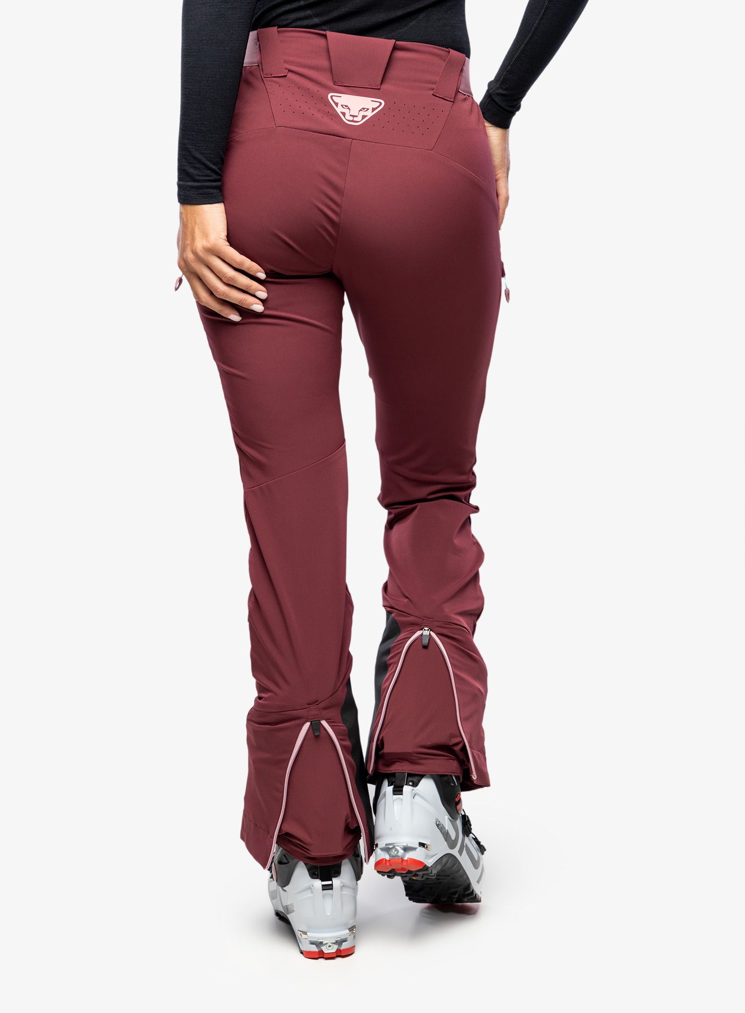 Skialpové kalhoty dámské Dynafit TLT Touring Dynastretch Pants - burgundy/pink
