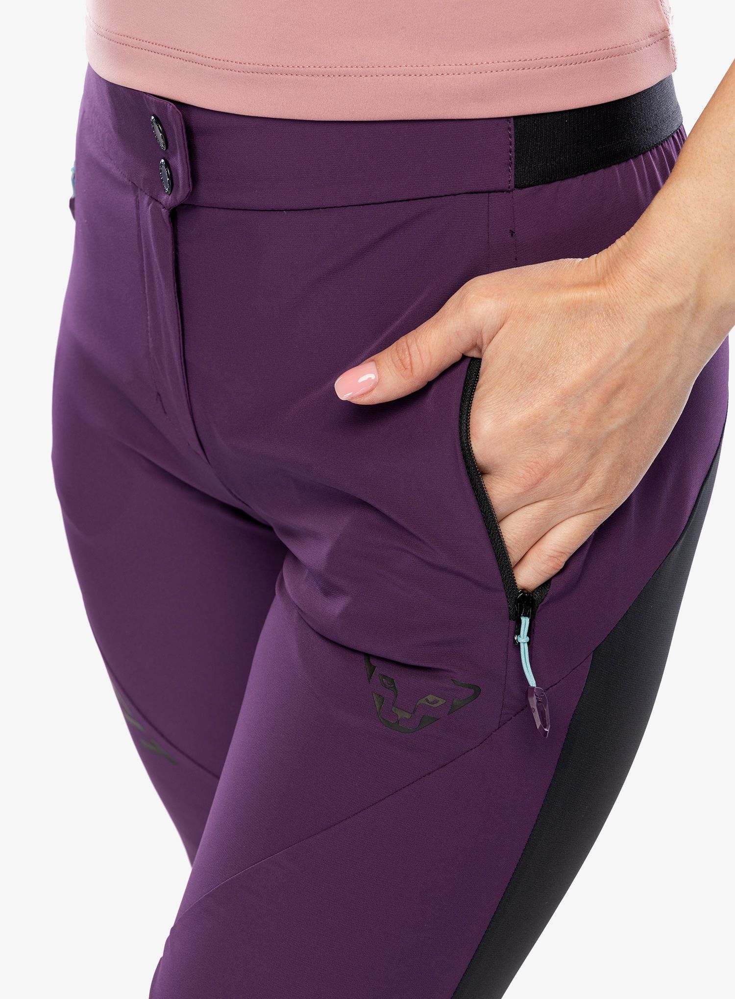 Nepromokavé kalhoty dámské Dynafit Transalper 2 Light DST Pants - royal purple
