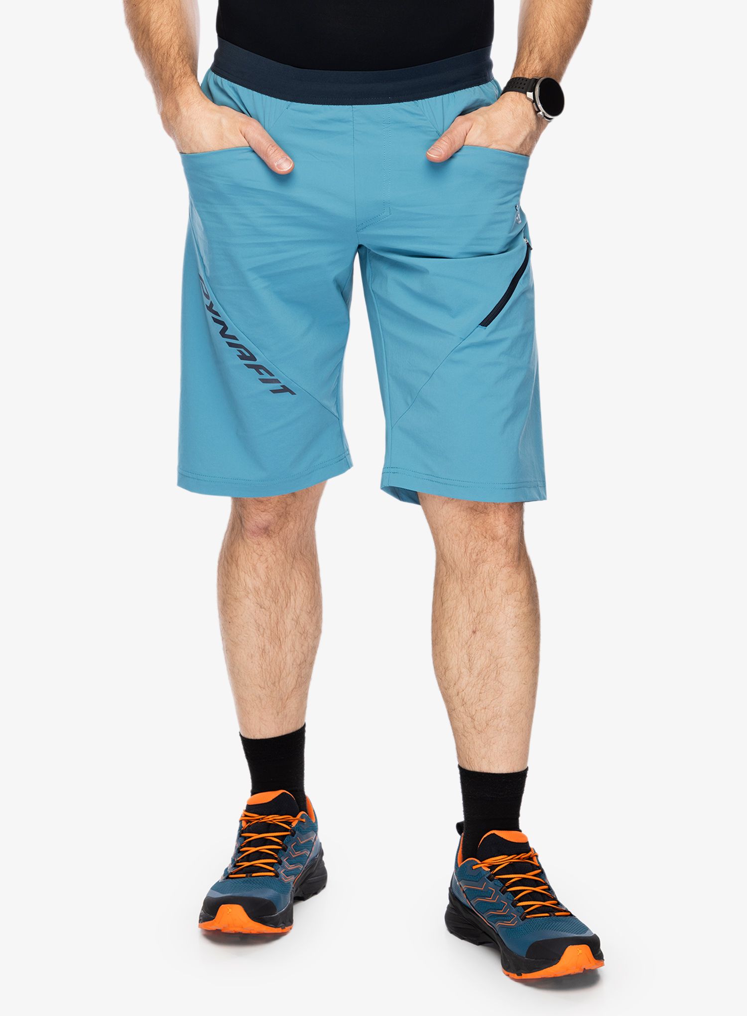 Outdoorové kraťasy Dynafit Transalper Hybrid Shorts - storm blue
