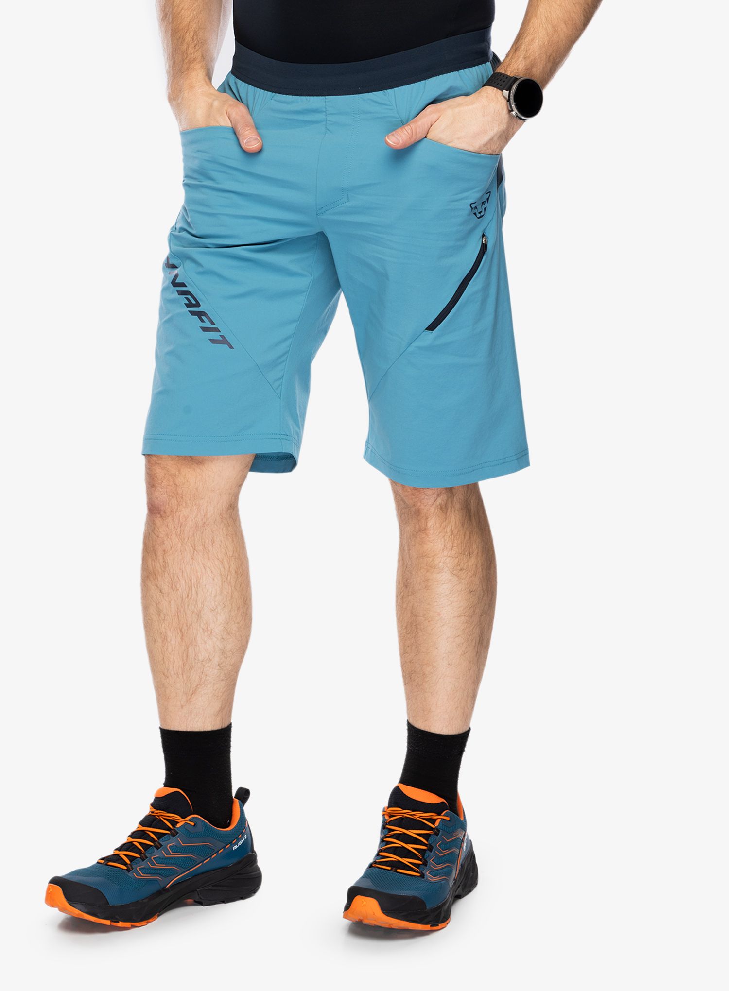 Outdoorové kraťasy Dynafit Transalper Hybrid Shorts - storm blue