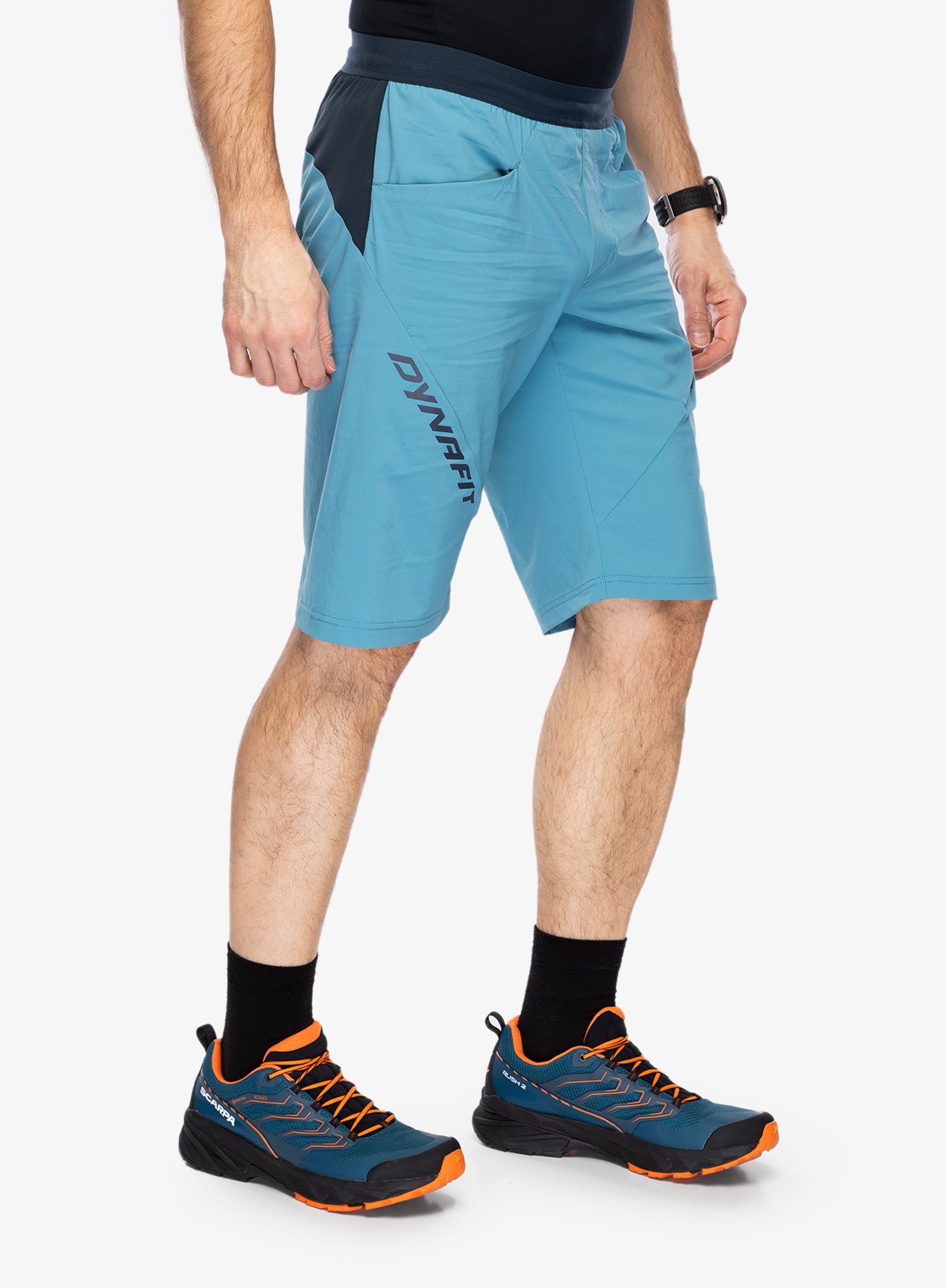 Outdoorové kraťasy Dynafit Transalper Hybrid Shorts - storm blue