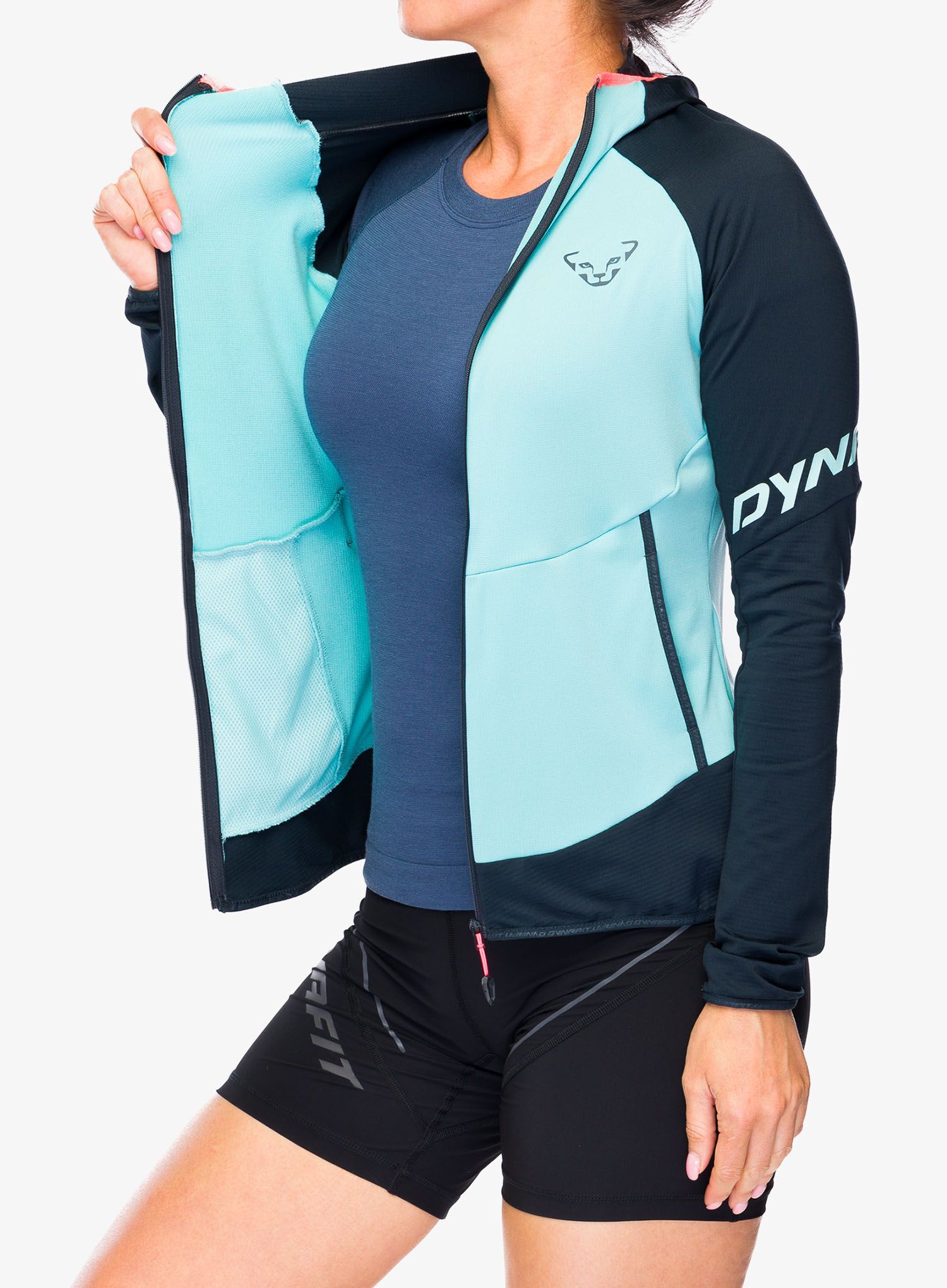 Dámská mikina na zip Dynafit Transalper Light PTC Hoody  - blueberry/marine blue