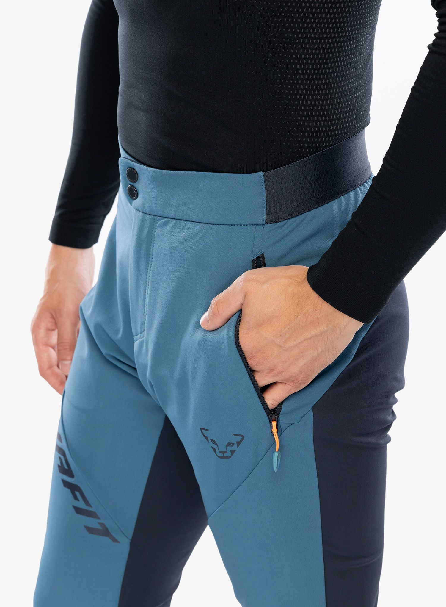 Trekové kalhoty Dynafit Transalper Pro Pant - mallard blue