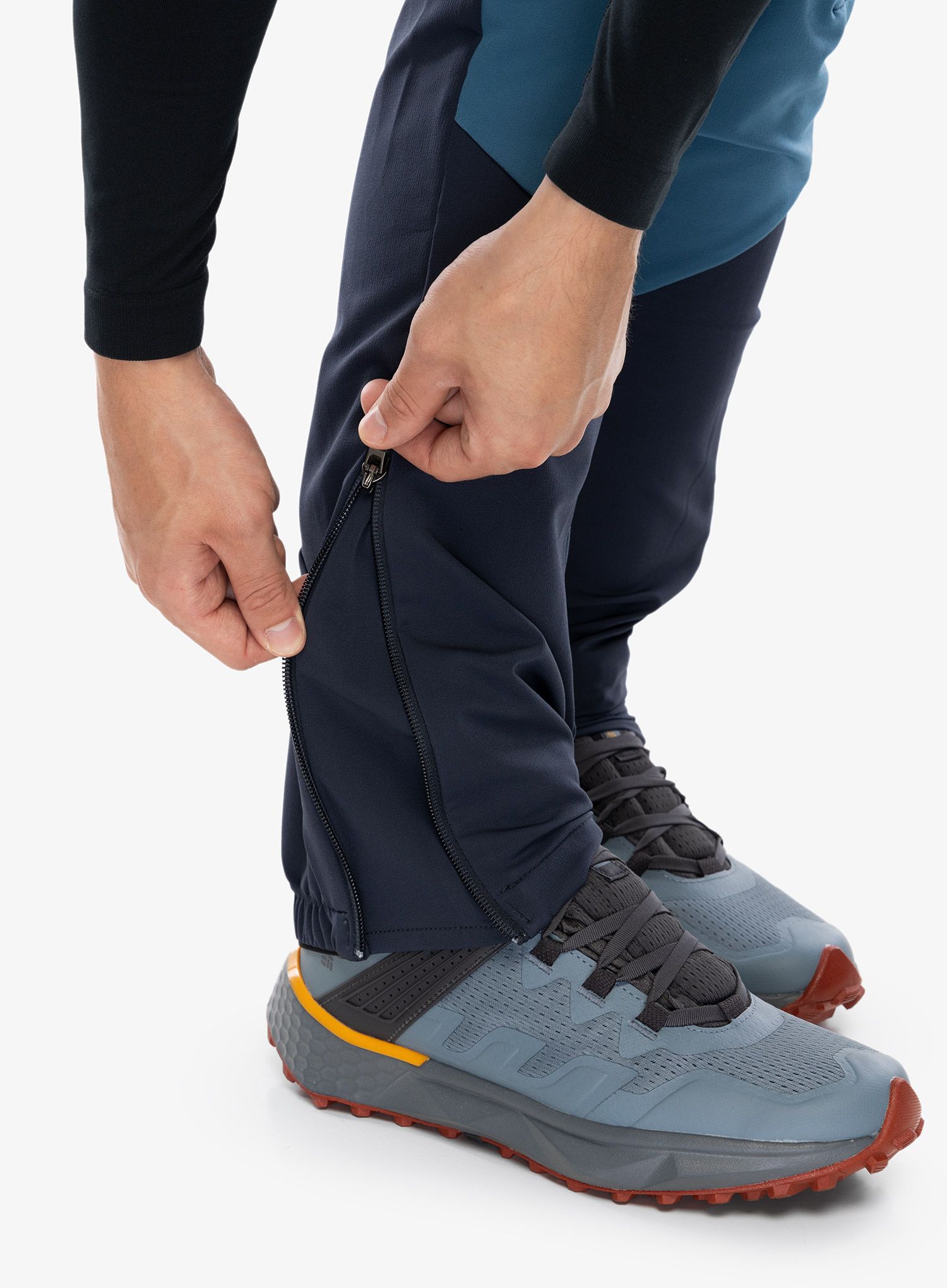 Trekové kalhoty Dynafit Transalper Pro Pant - mallard blue