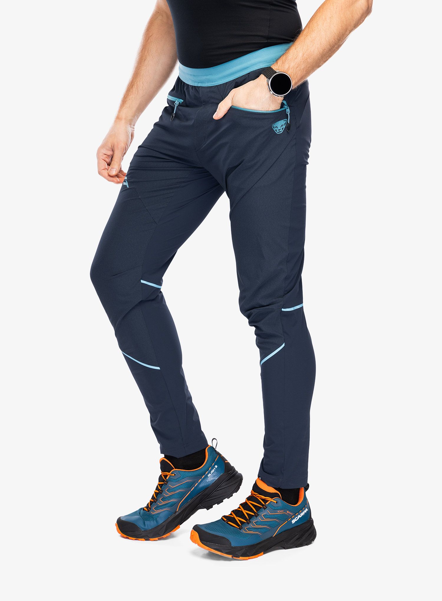 Trekové kalhoty Dynafit Traverse Dynastretch Pants - blueberry/storm blue