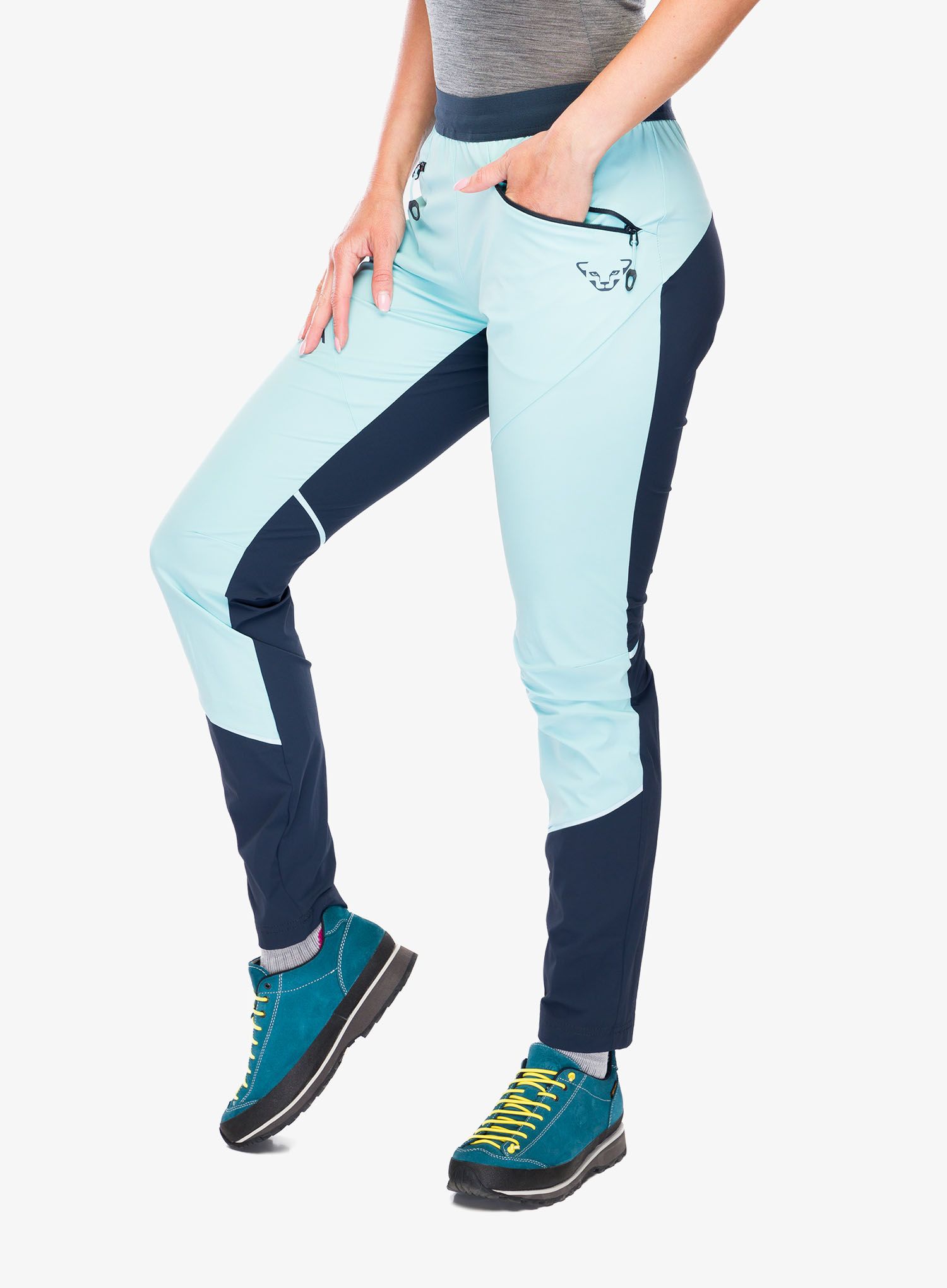 Softshellové kalhoty dámské Dynafit Traverse Dynastretch Pants  - marine blue