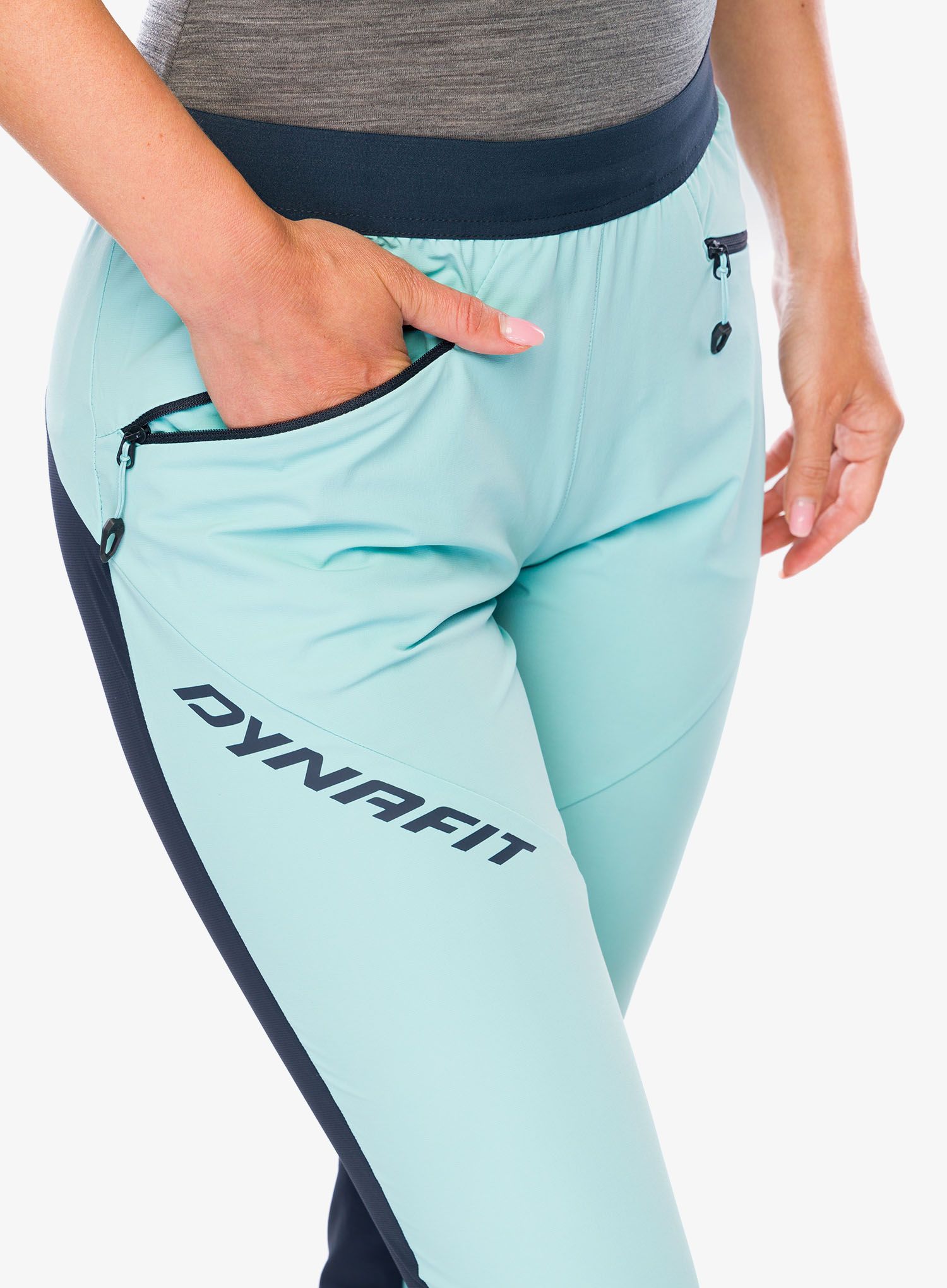 Softshellové kalhoty dámské Dynafit Traverse Dynastretch Pants  - marine blue