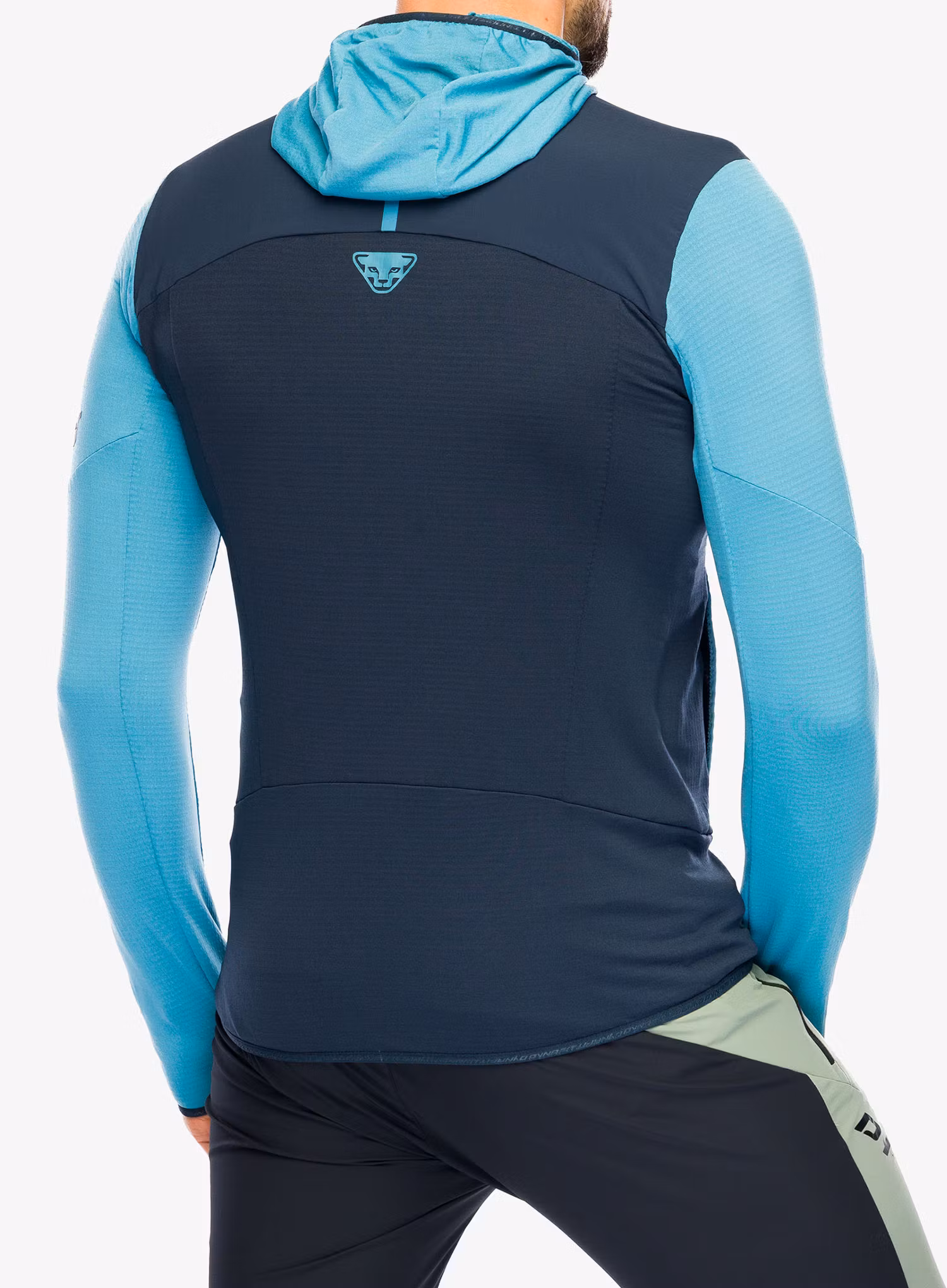 Fleece mikina Dynafit Traverse Ptc Hooded JKT  - storm blue