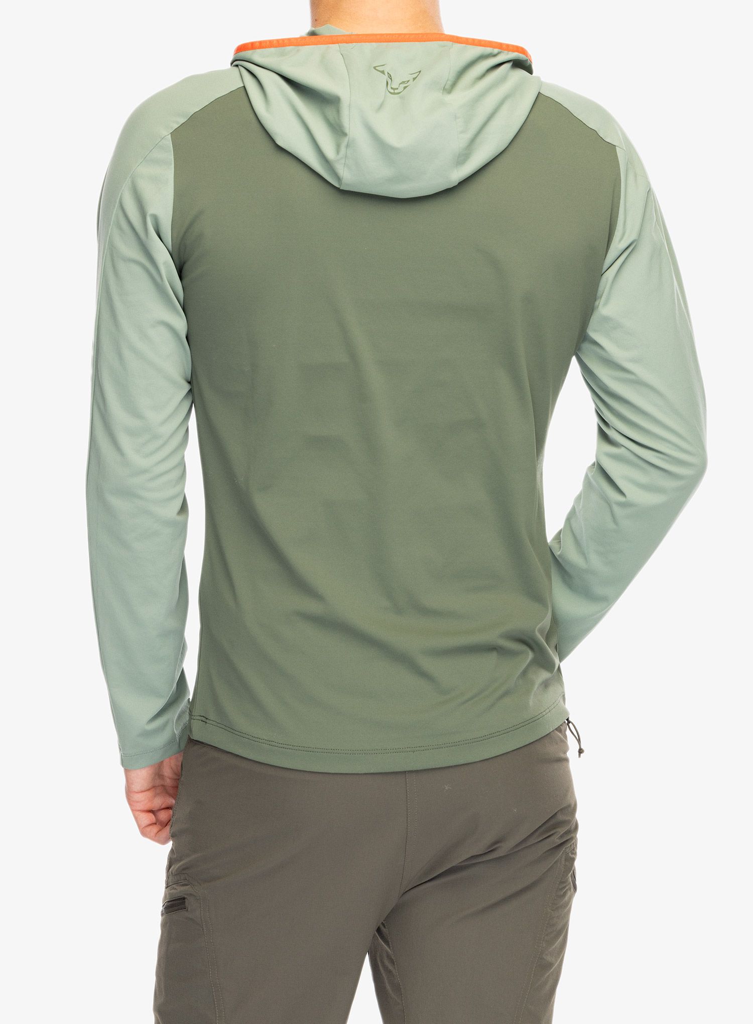 Mikina s kapucí Dynafit Traverse Sun Hoody - sage