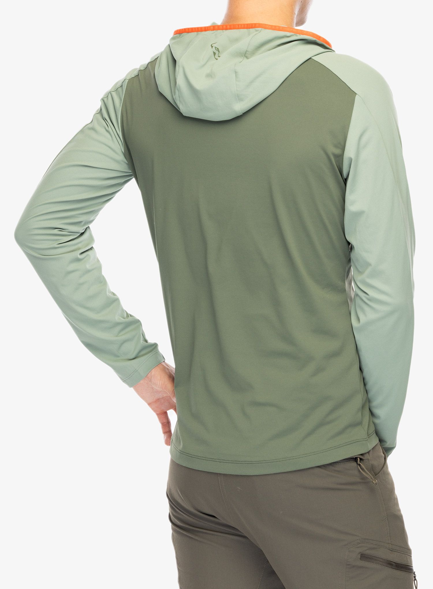 Mikina s kapucí Dynafit Traverse Sun Hoody - sage