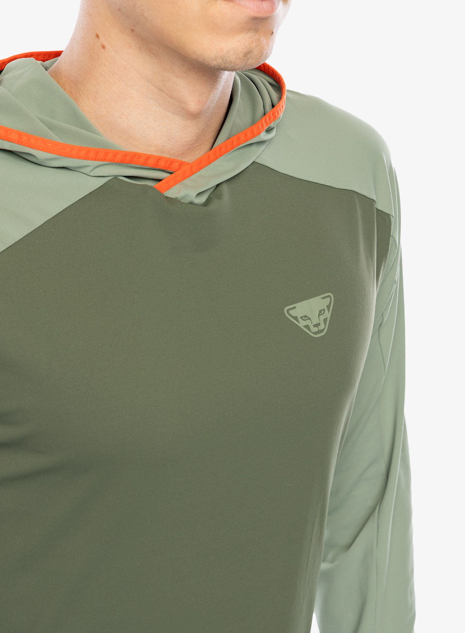 Mikina s kapucí Dynafit Traverse Sun Hoody - sage
