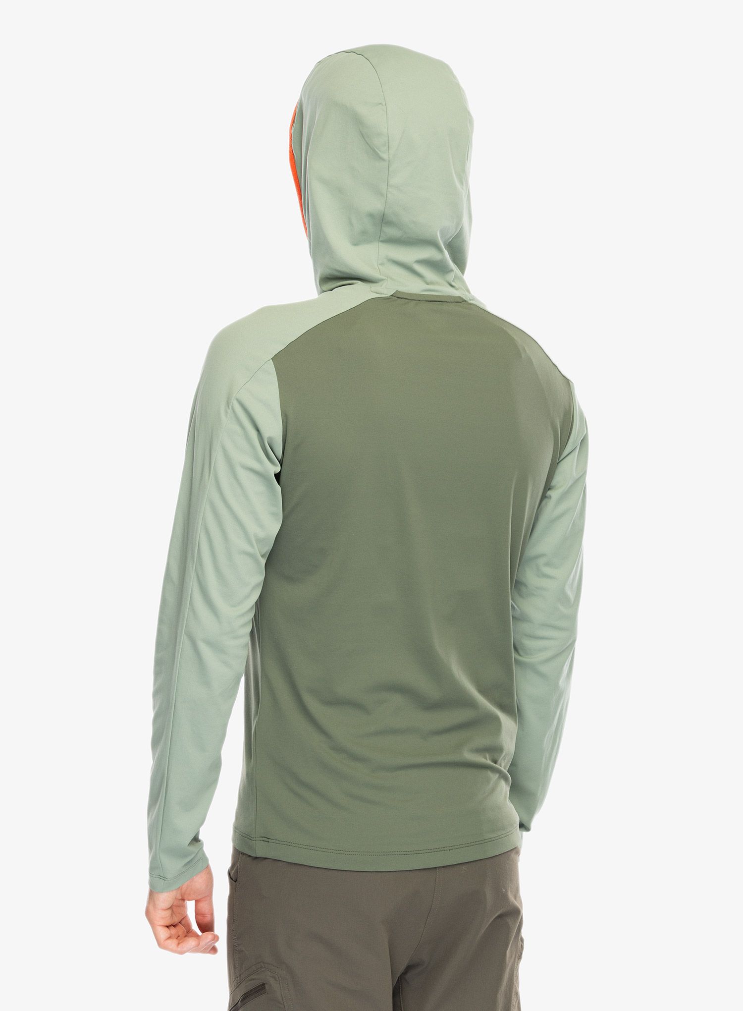 Mikina s kapucí Dynafit Traverse Sun Hoody - sage