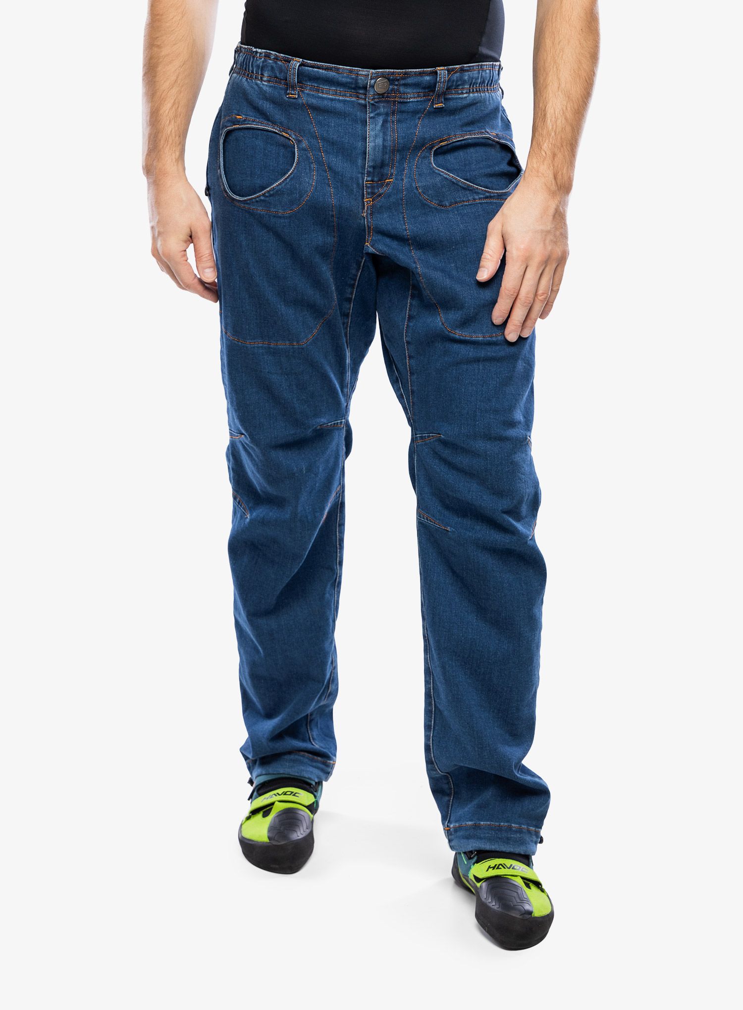 Lezecké kalhoty E9 Rondo Denim 2.3 - blue