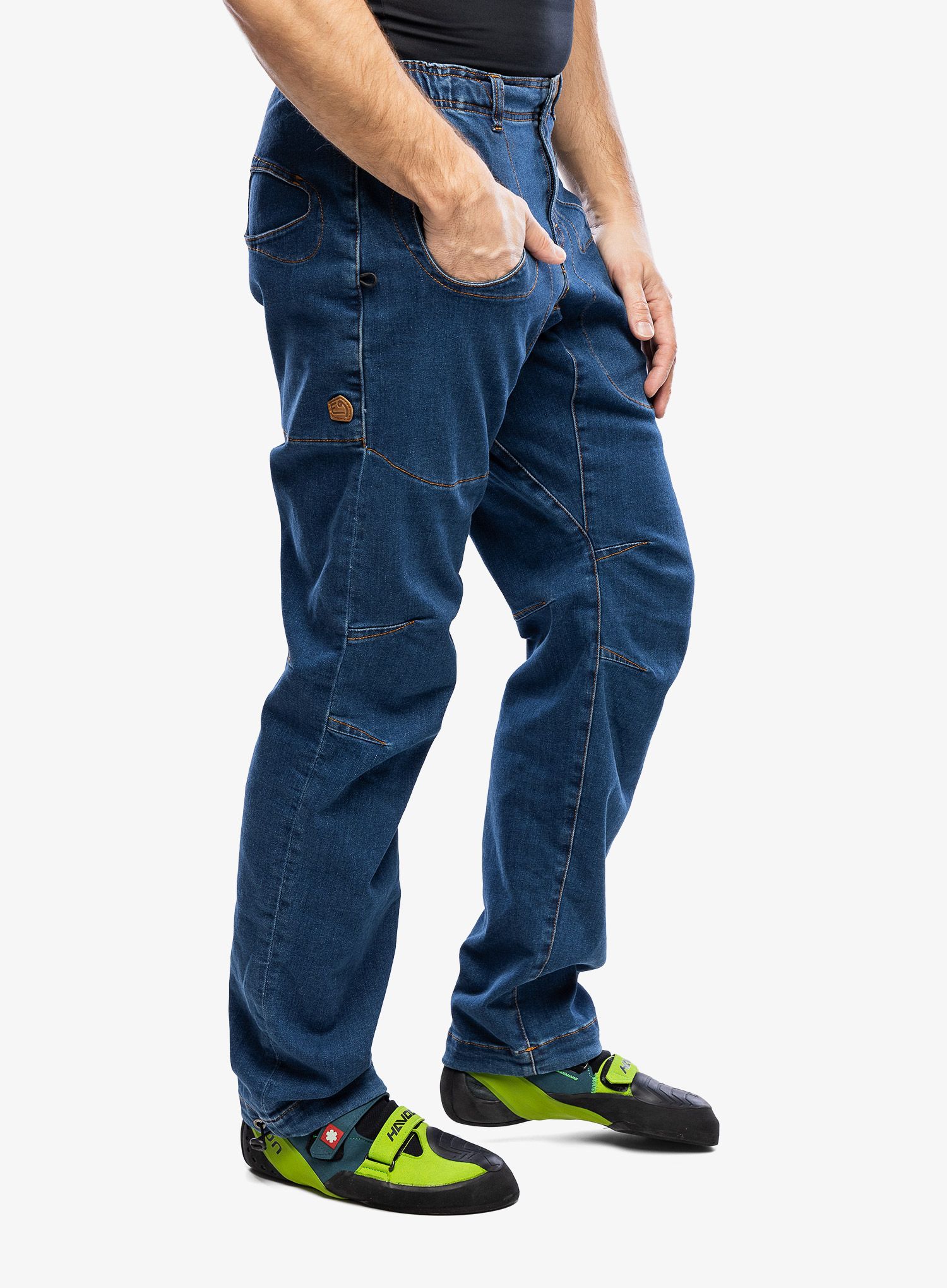 Lezecké kalhoty E9 Rondo Denim 2.3 - blue
