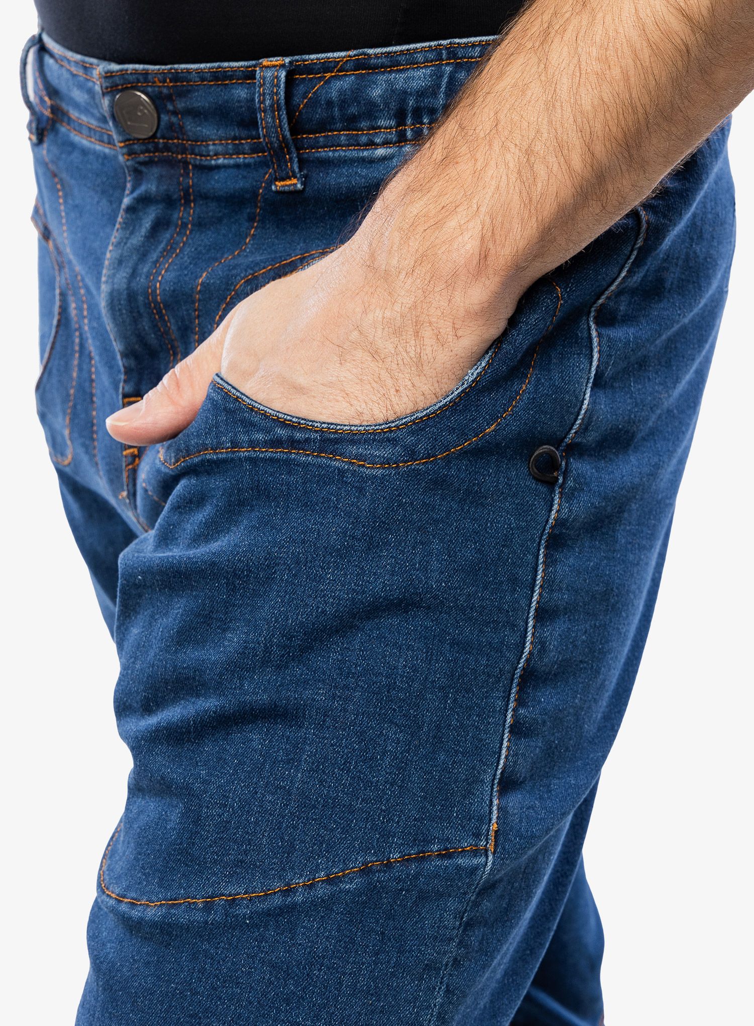 Lezecké kalhoty E9 Rondo Denim 2.3 - blue