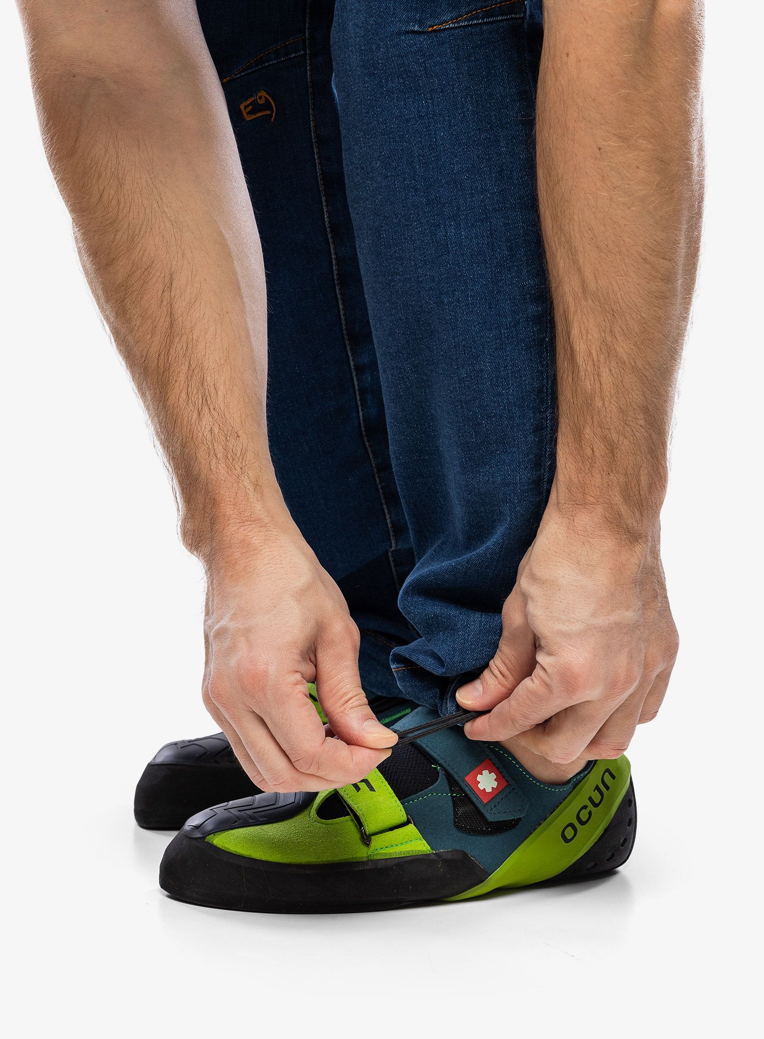 Lezecké kalhoty E9 Rondo Denim 2.3 - blue