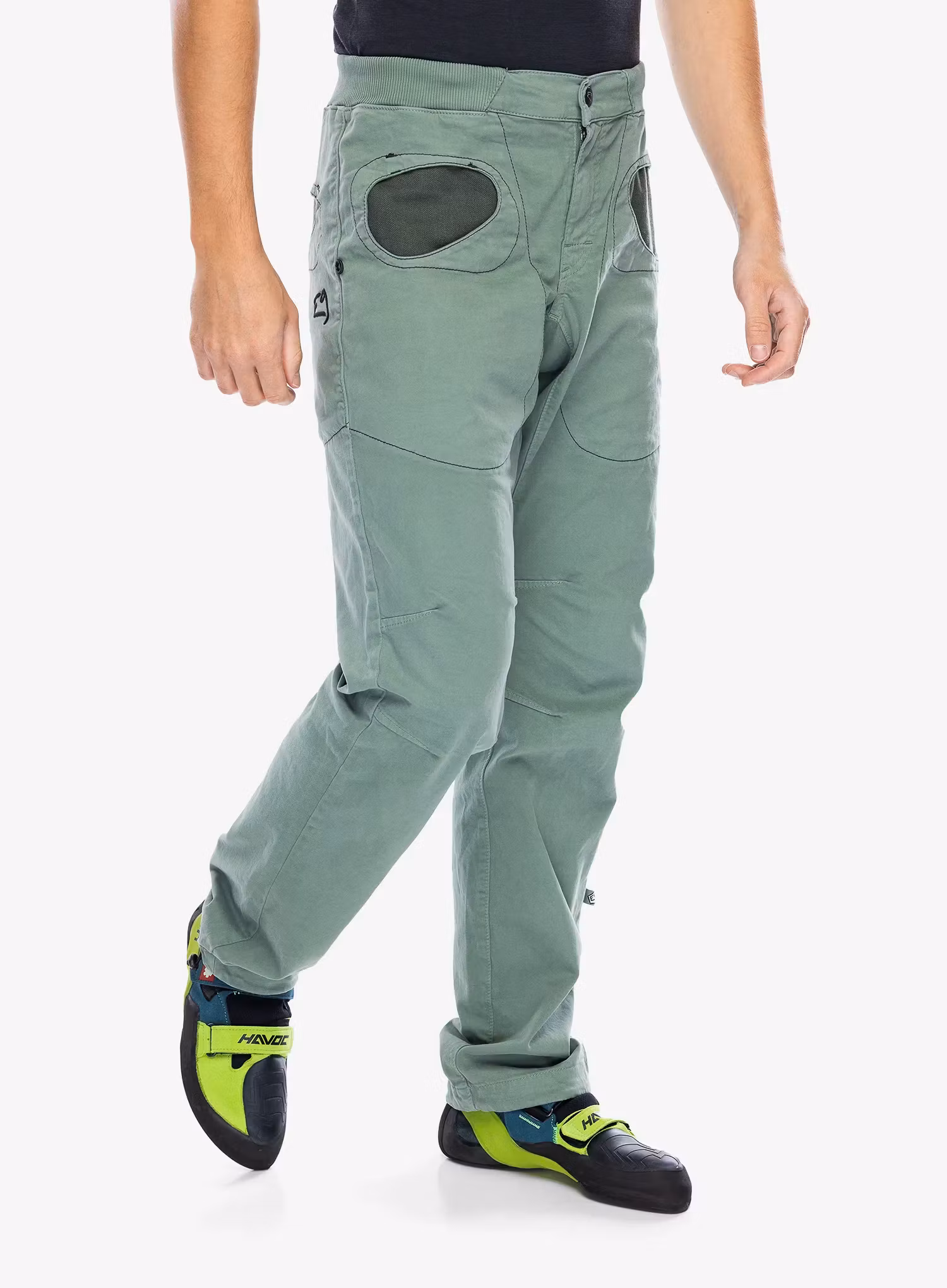 Lezecké kalhoty E9 Rondo Slim - agave