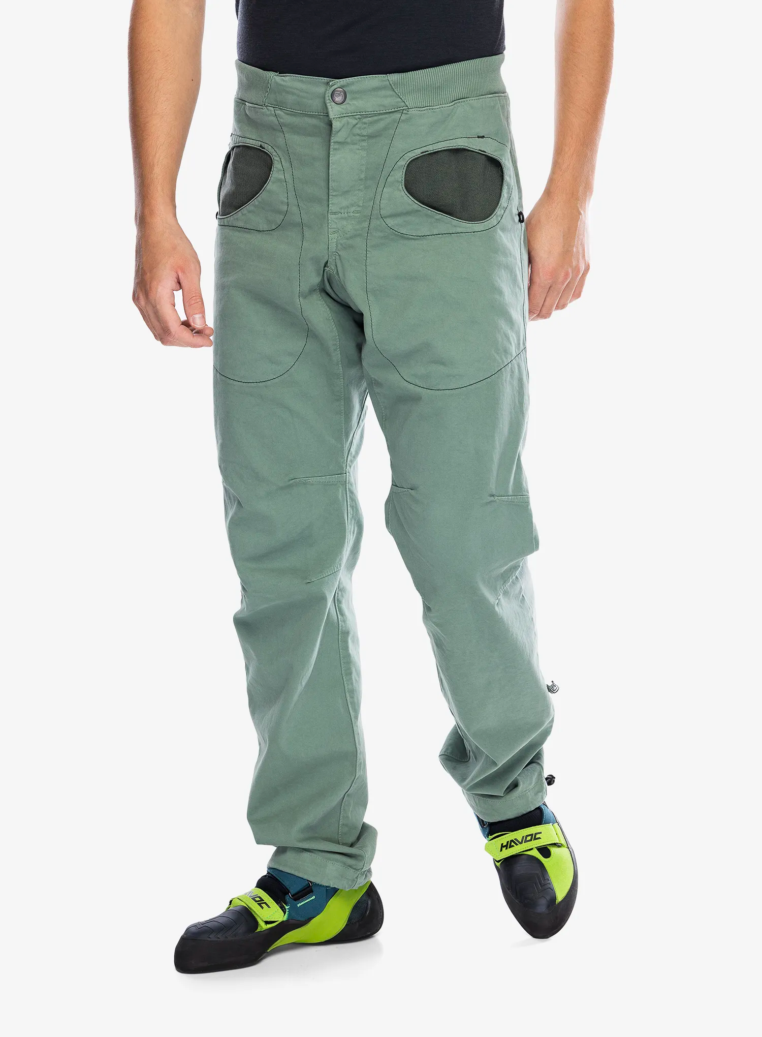 Lezecké kalhoty E9 Rondo Slim - agave