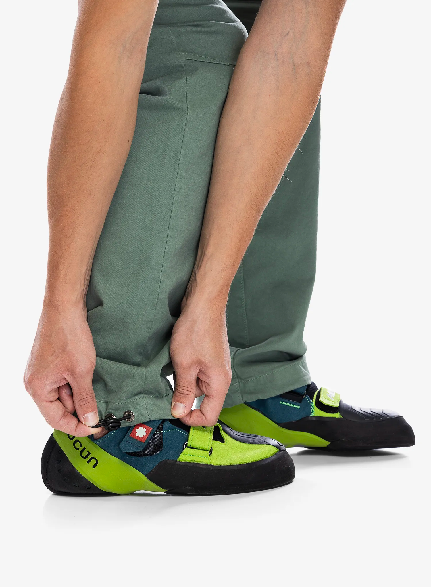 Lezecké kalhoty E9 Rondo Slim - agave