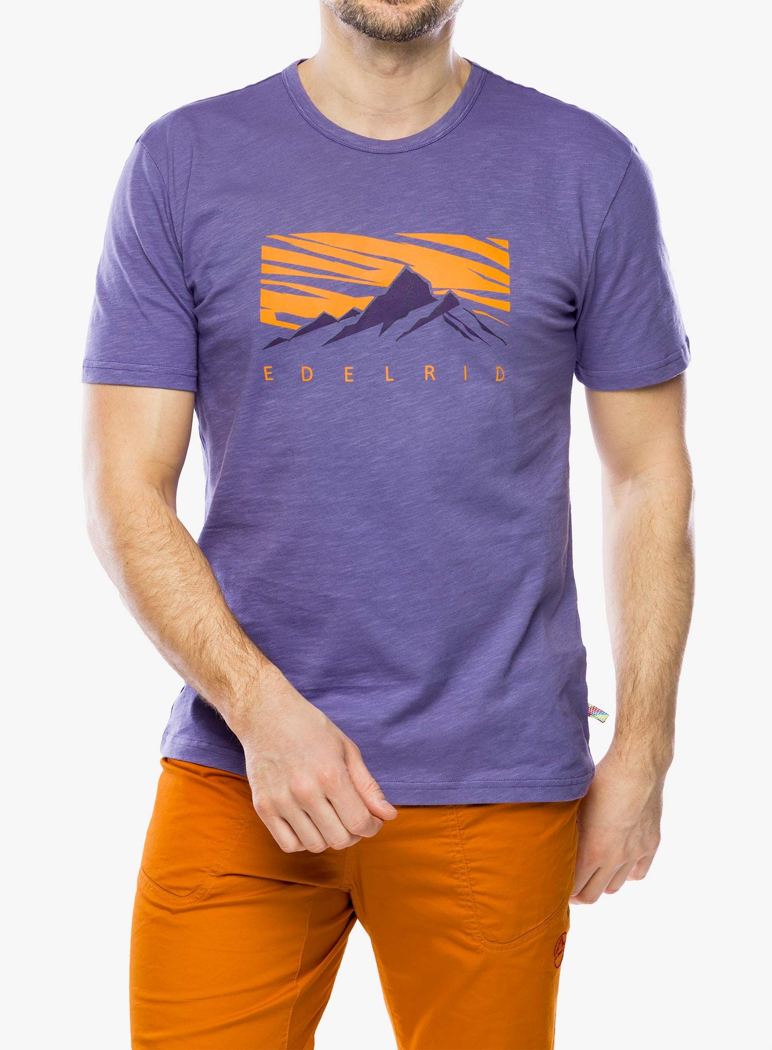 Bavlněné tričko Edelrid Me Highball T-Shirt IV - lilac