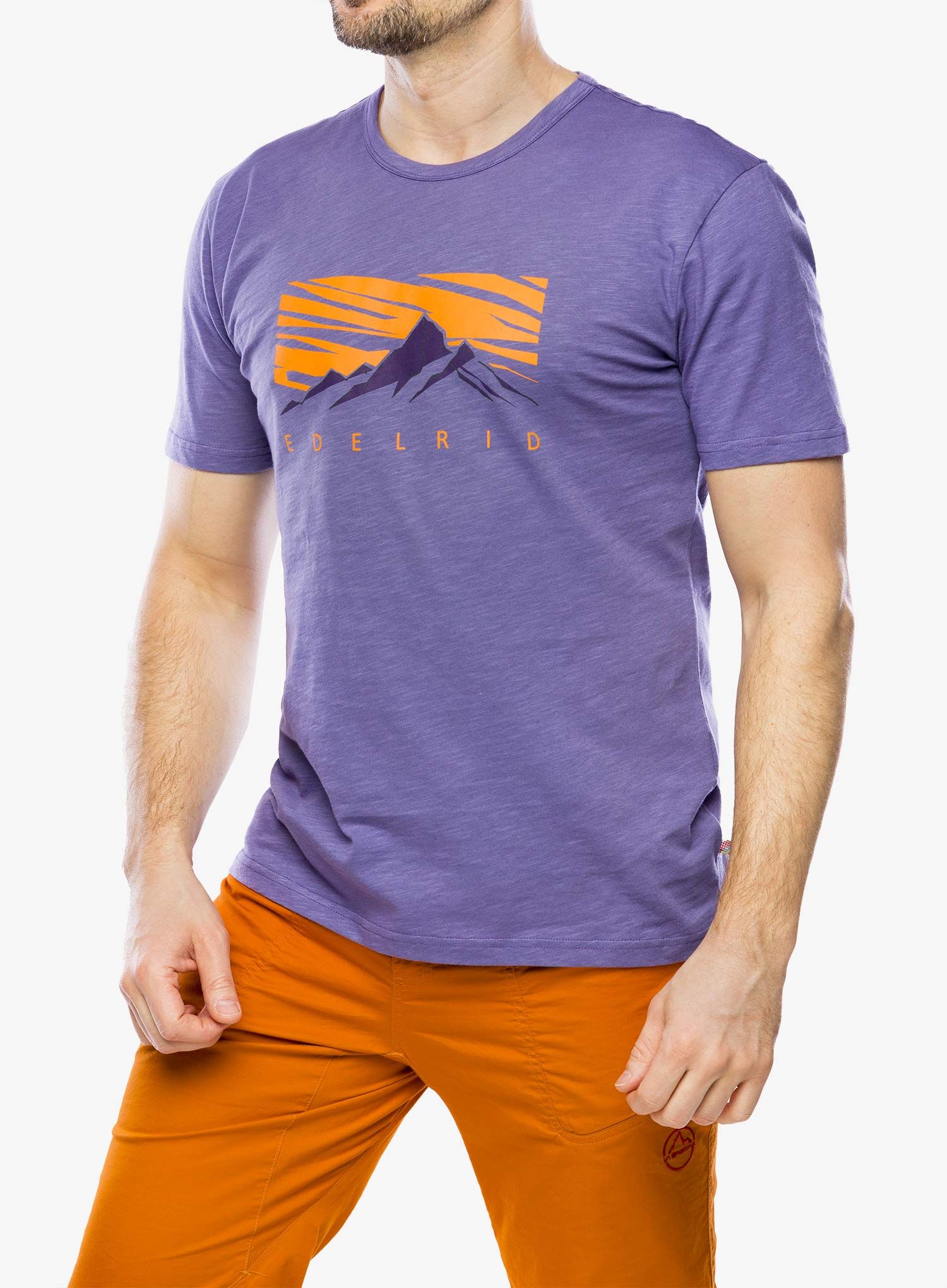 Bavlněné tričko Edelrid Me Highball T-Shirt IV - lilac