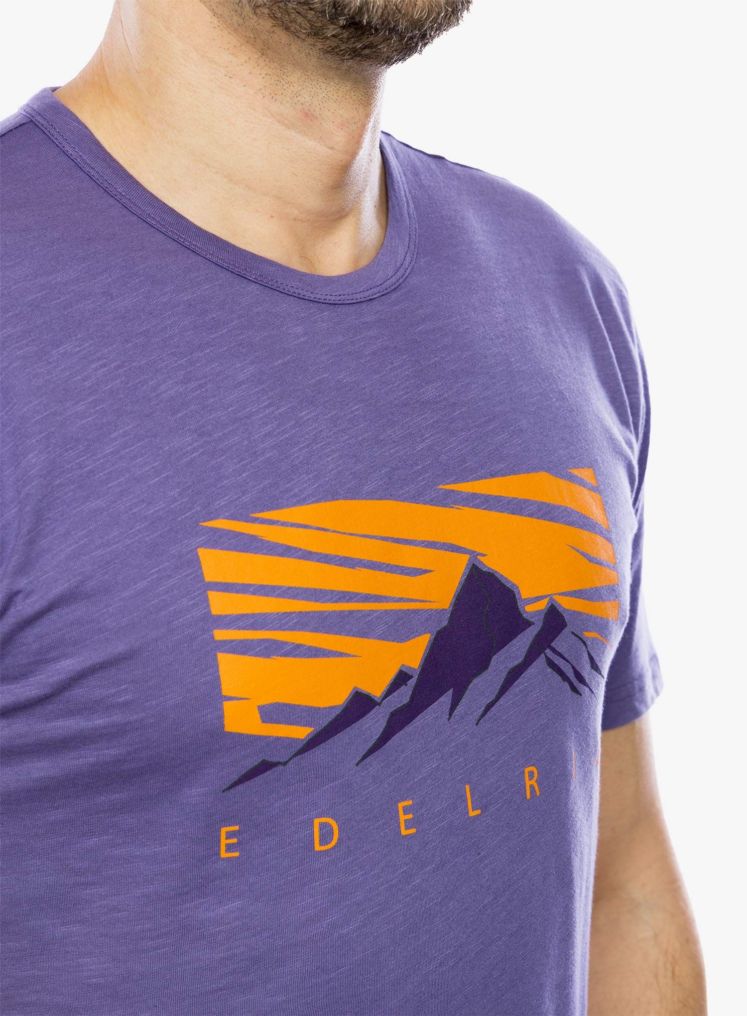 Bavlněné tričko Edelrid Me Highball T-Shirt IV - lilac