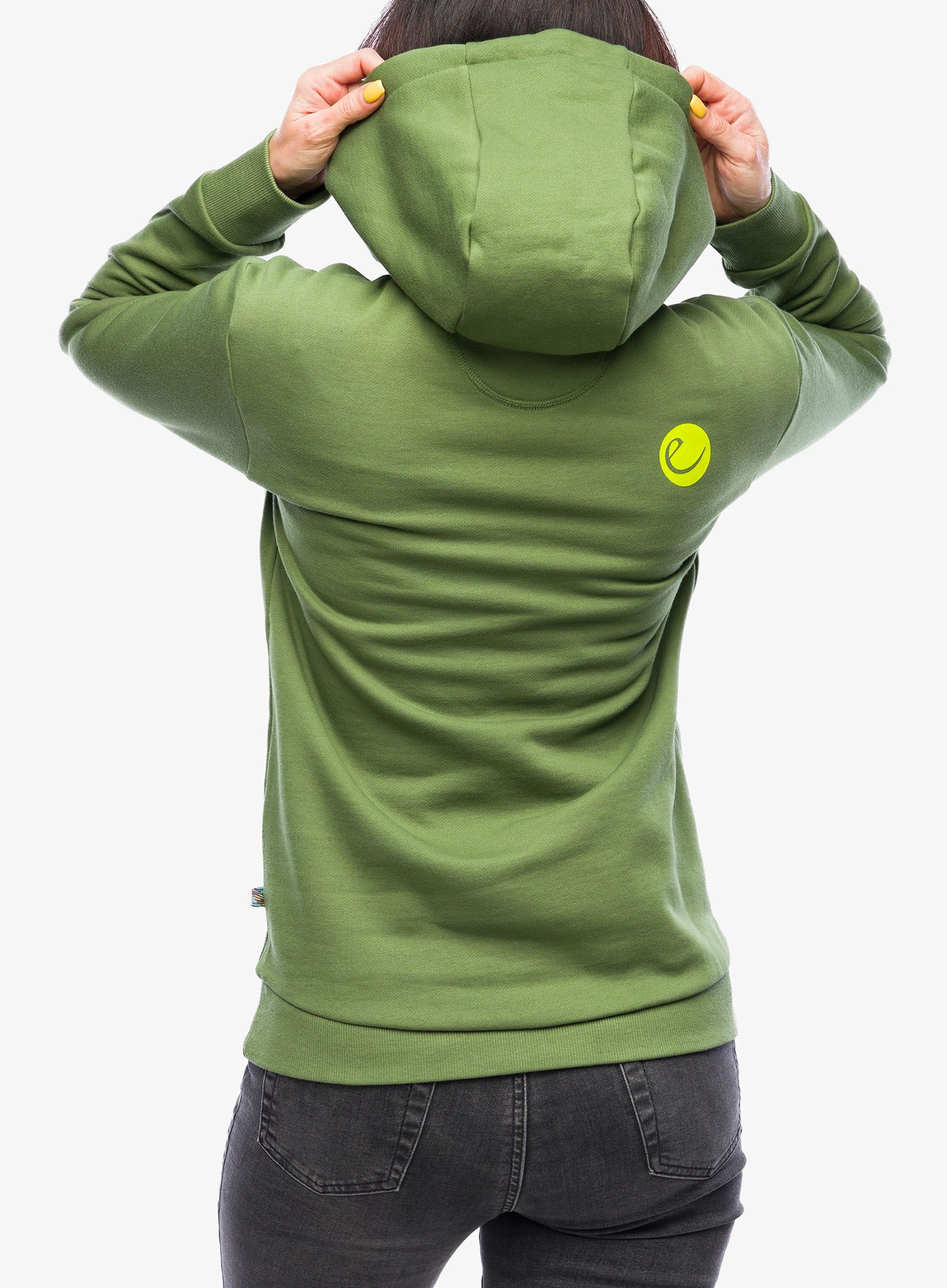 Dámská mikina s kapucí Edelrid Spotter Hoody IV - kale