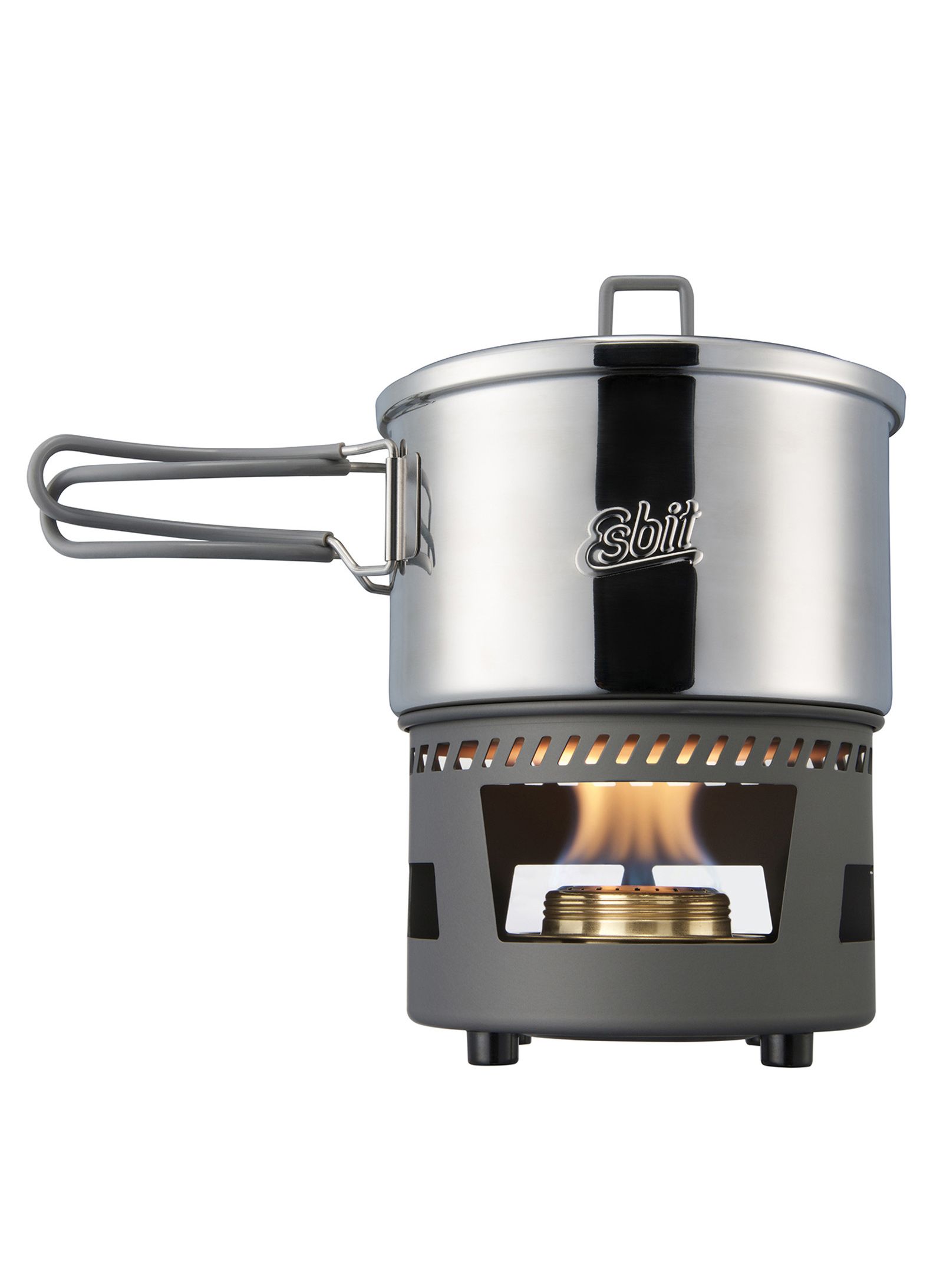 Sada na vaření Esbit Cookset with Alcohol Burner 1500 ml - steel