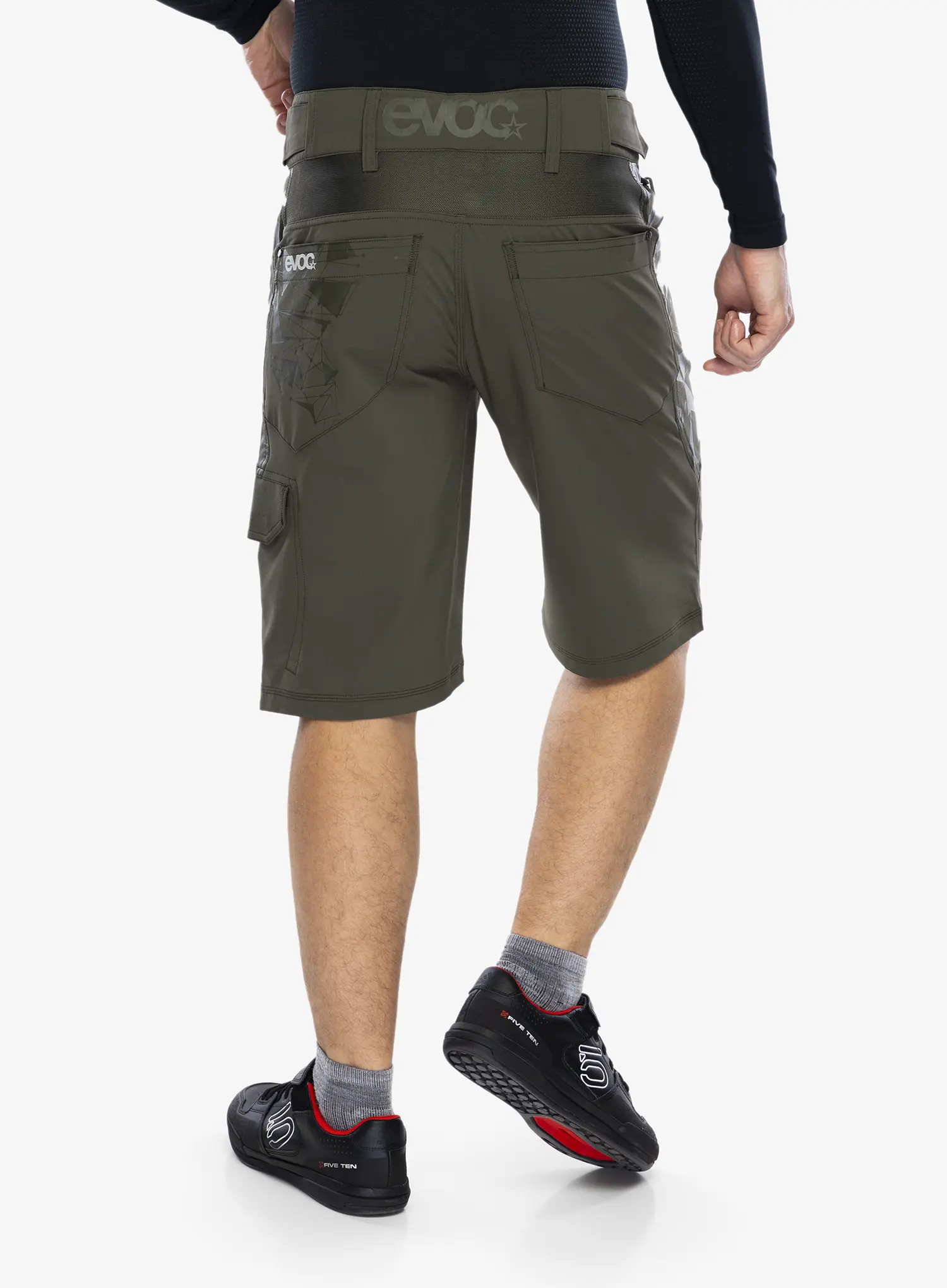 Cyklo kraťasy Evoc Bike Shorts - dark olive