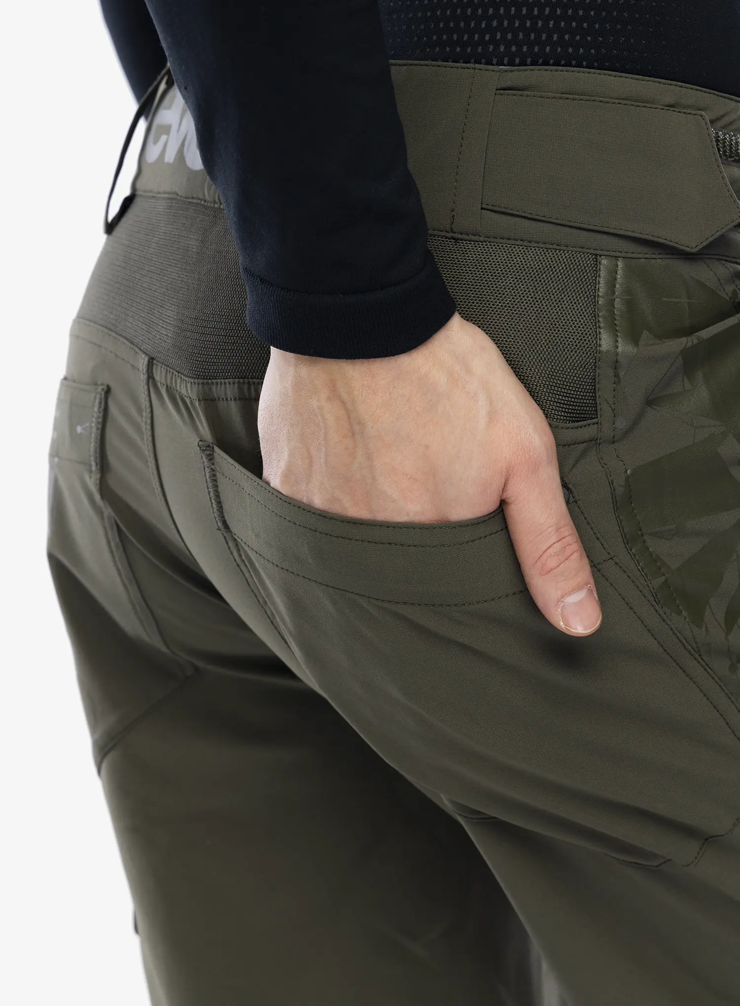 Cyklo kraťasy Evoc Bike Shorts - dark olive