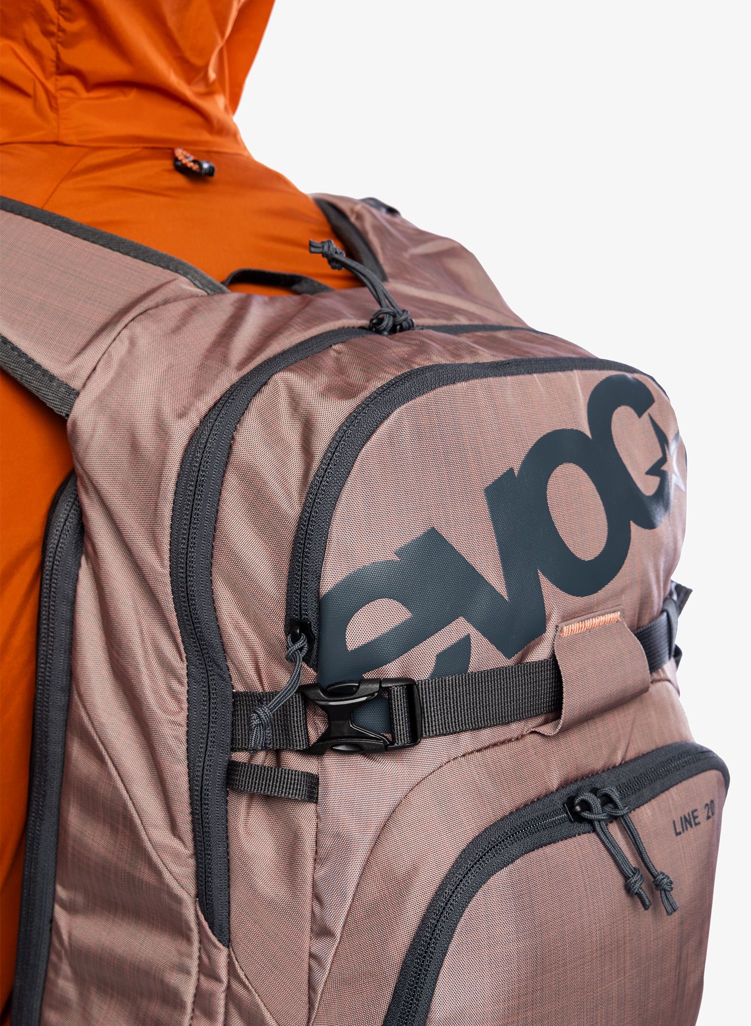 Skialpový batoh Evoc Line 20 - dusty pink