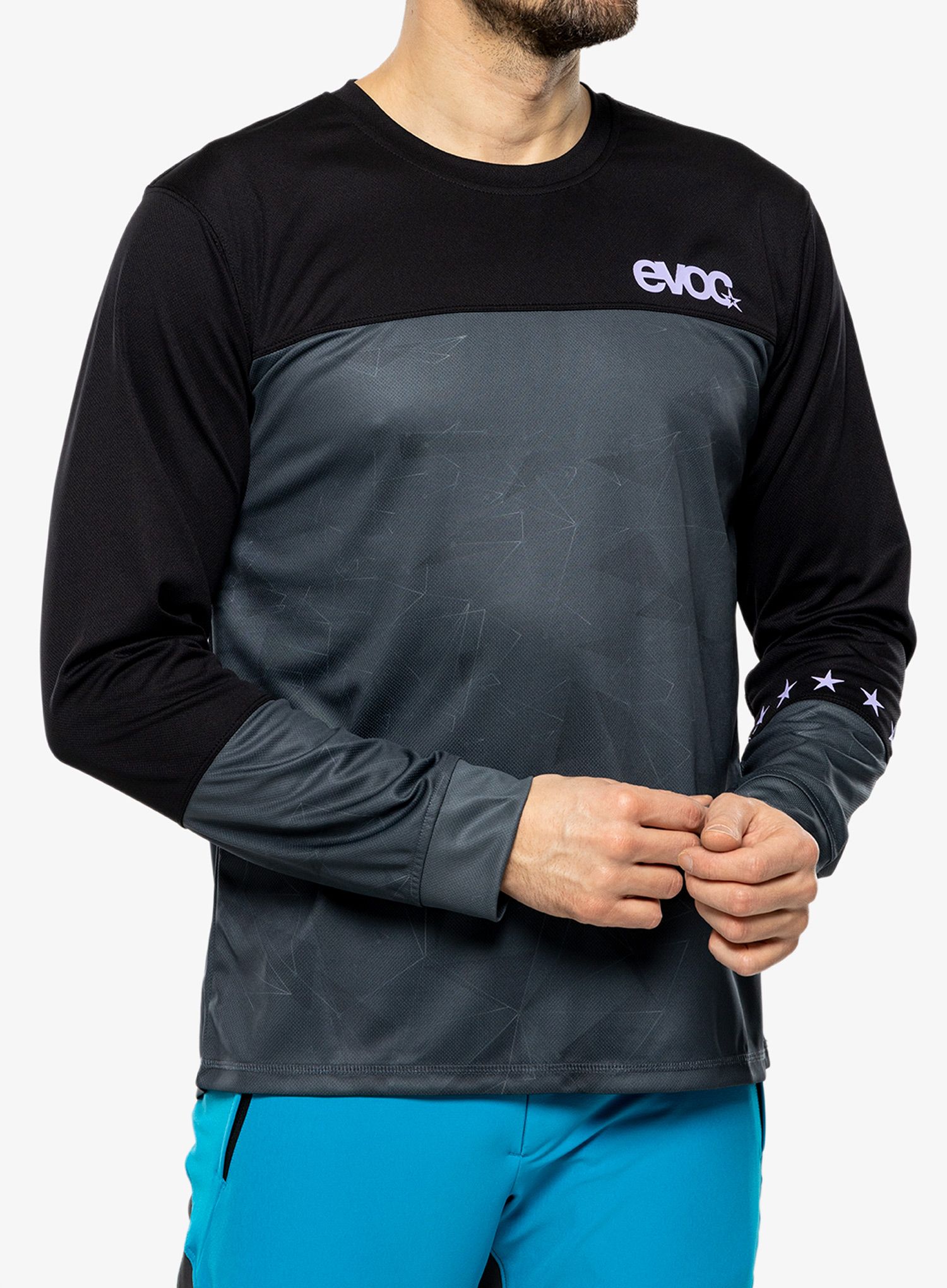 Cyklistická mikina Evoc Long Sleeve Jersey - multicolour