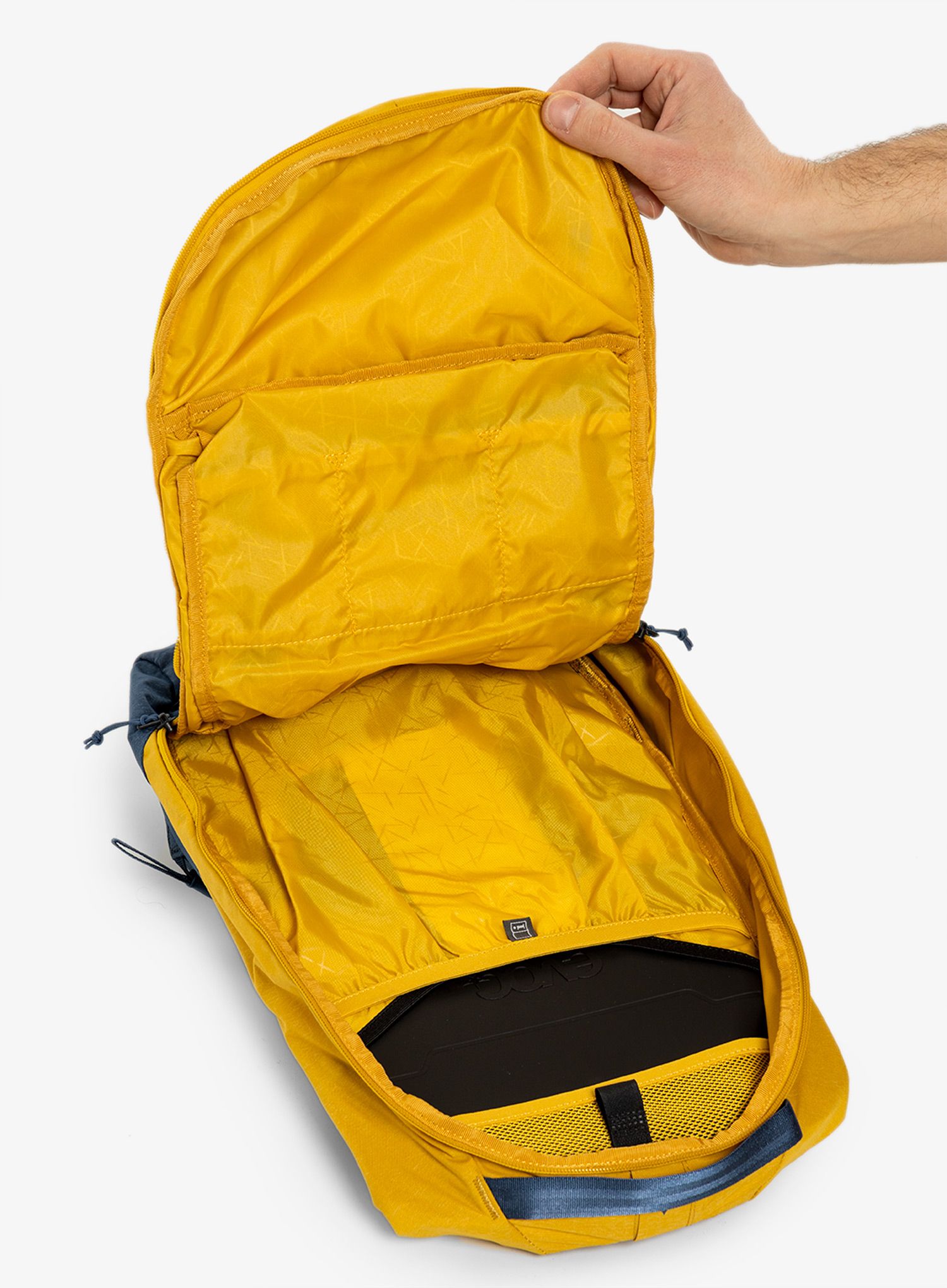 Cyklistický batoh Evoc Trail Pro 10 - curry/denim