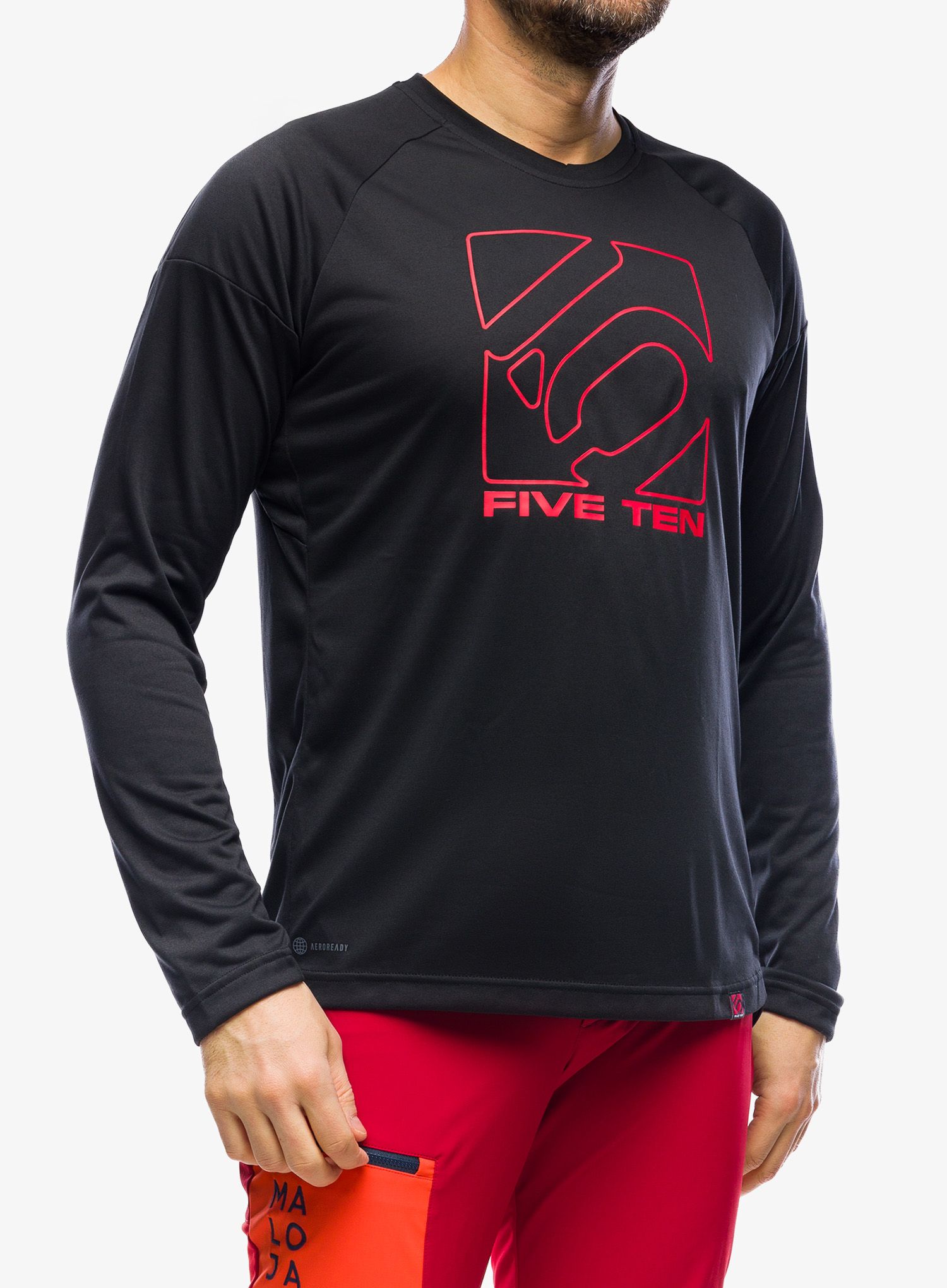 Cyklistická mikina Five Ten Long Sleeve Jersey - black