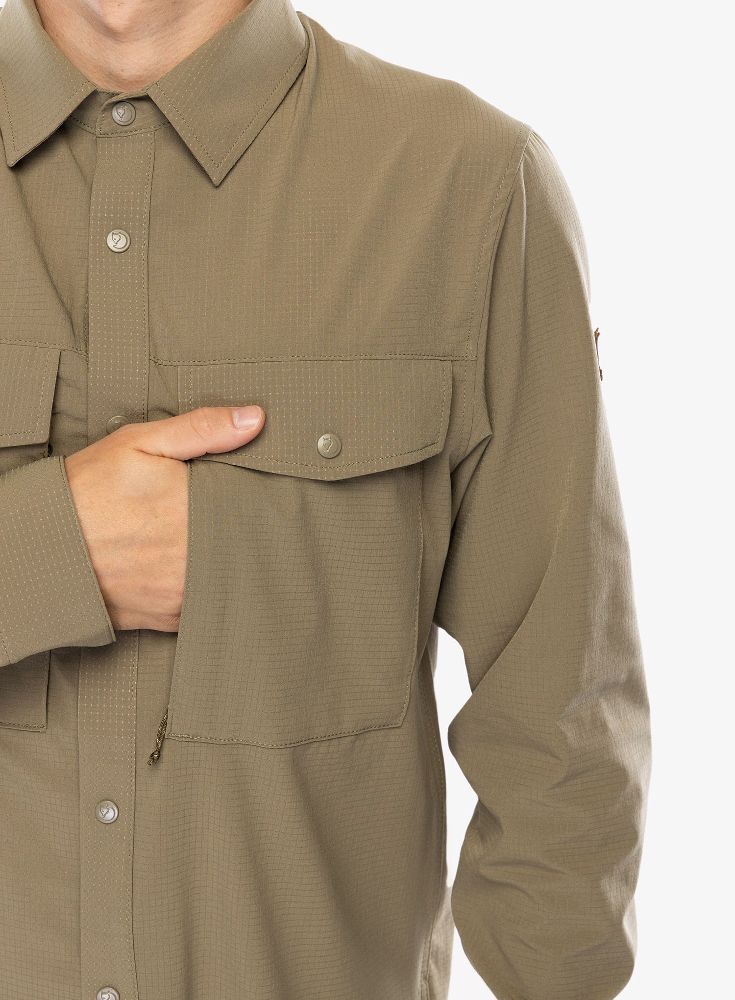 Cestovní košile Fjallraven Abisko Trekking Shirt - light olive